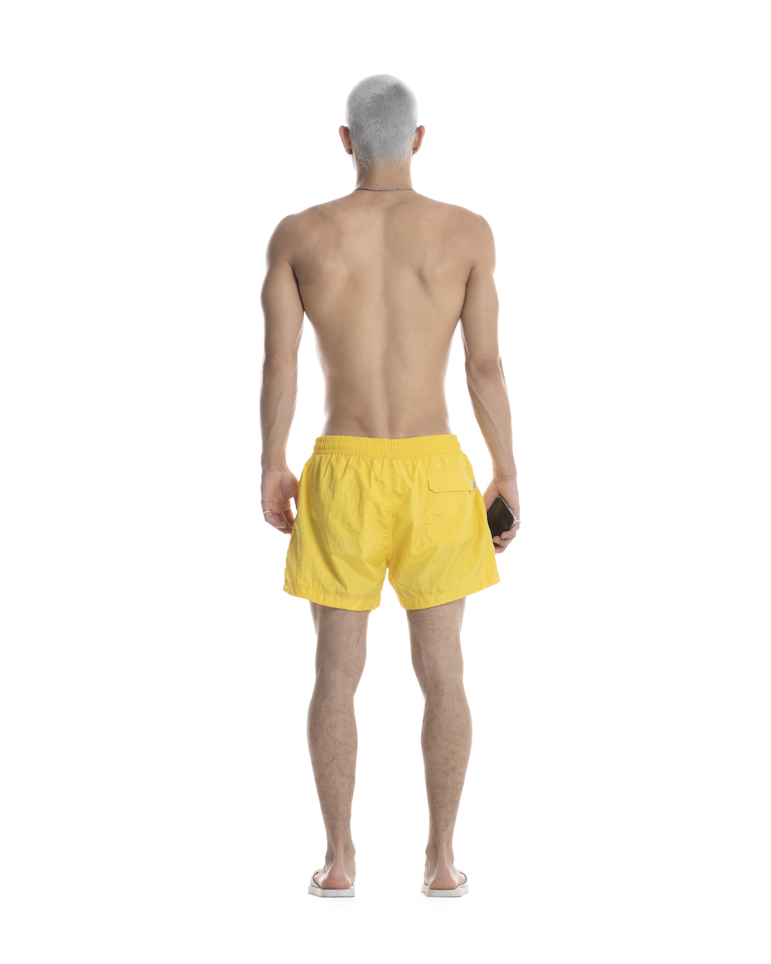 SUMMER26 LOGO SHORTS - YELLOW