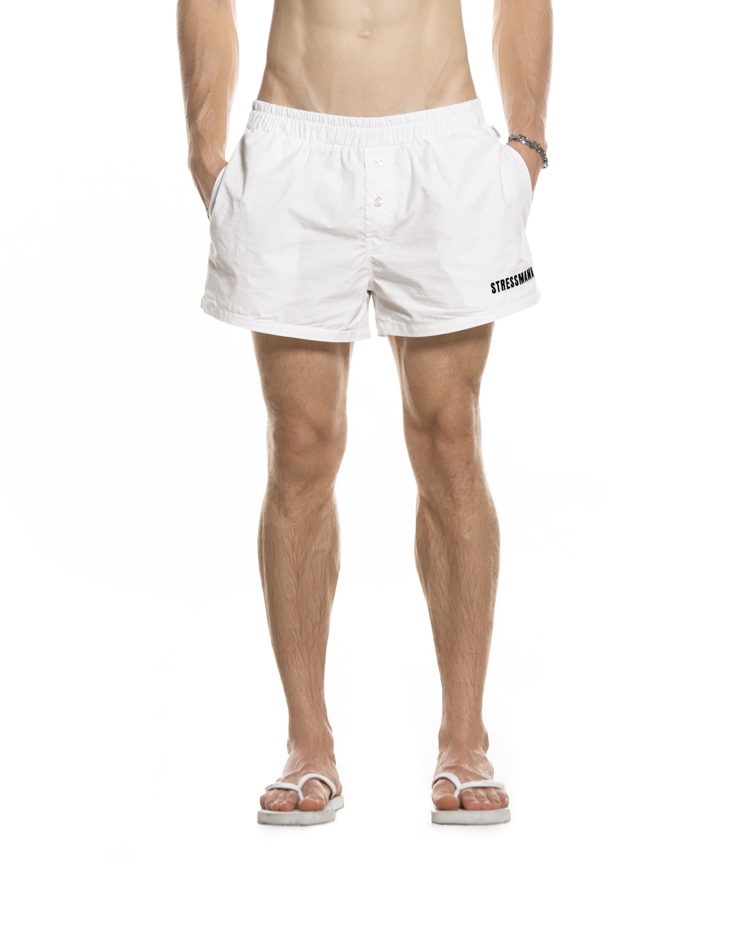 SUMMER26 PAJAMA SHORTS - WHITE