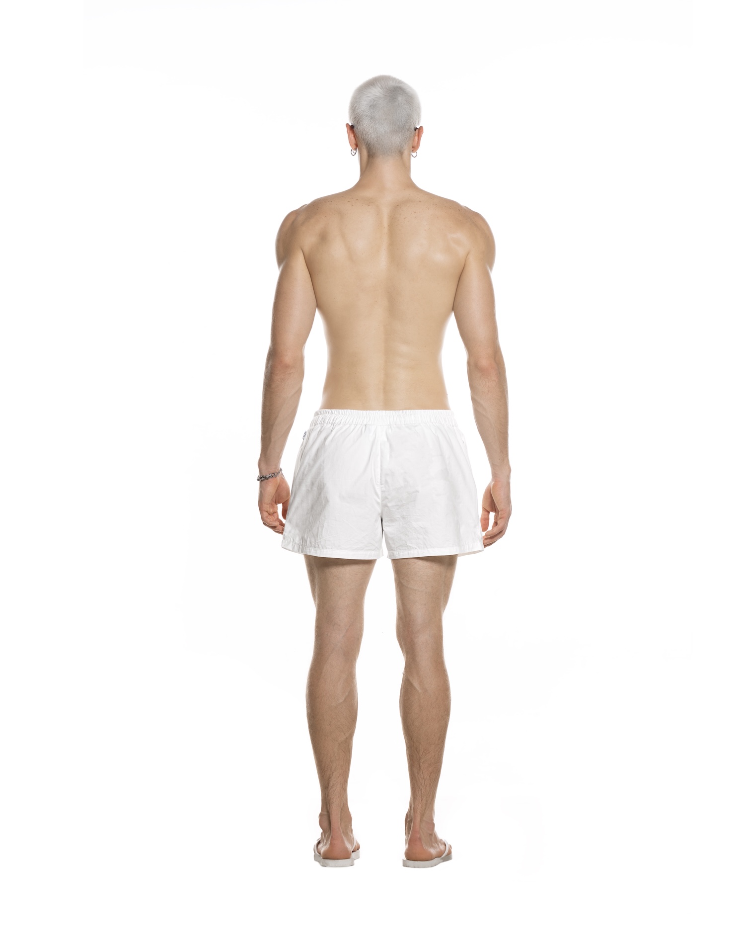 SUMMER26 PAJAMA SHORTS - WHITE