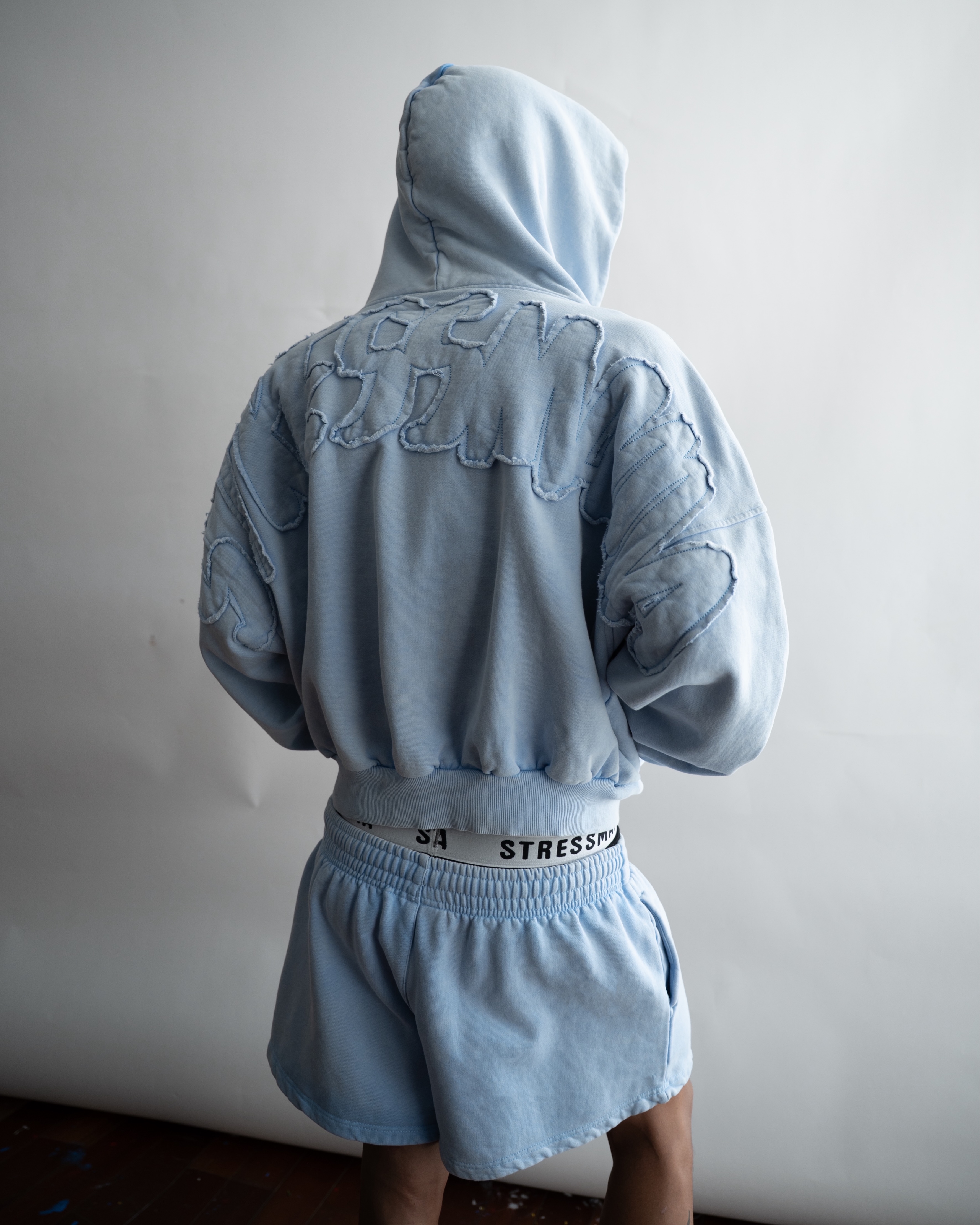 SUMMER26 SSMA LOGO ZIP HOODIE - BLUE