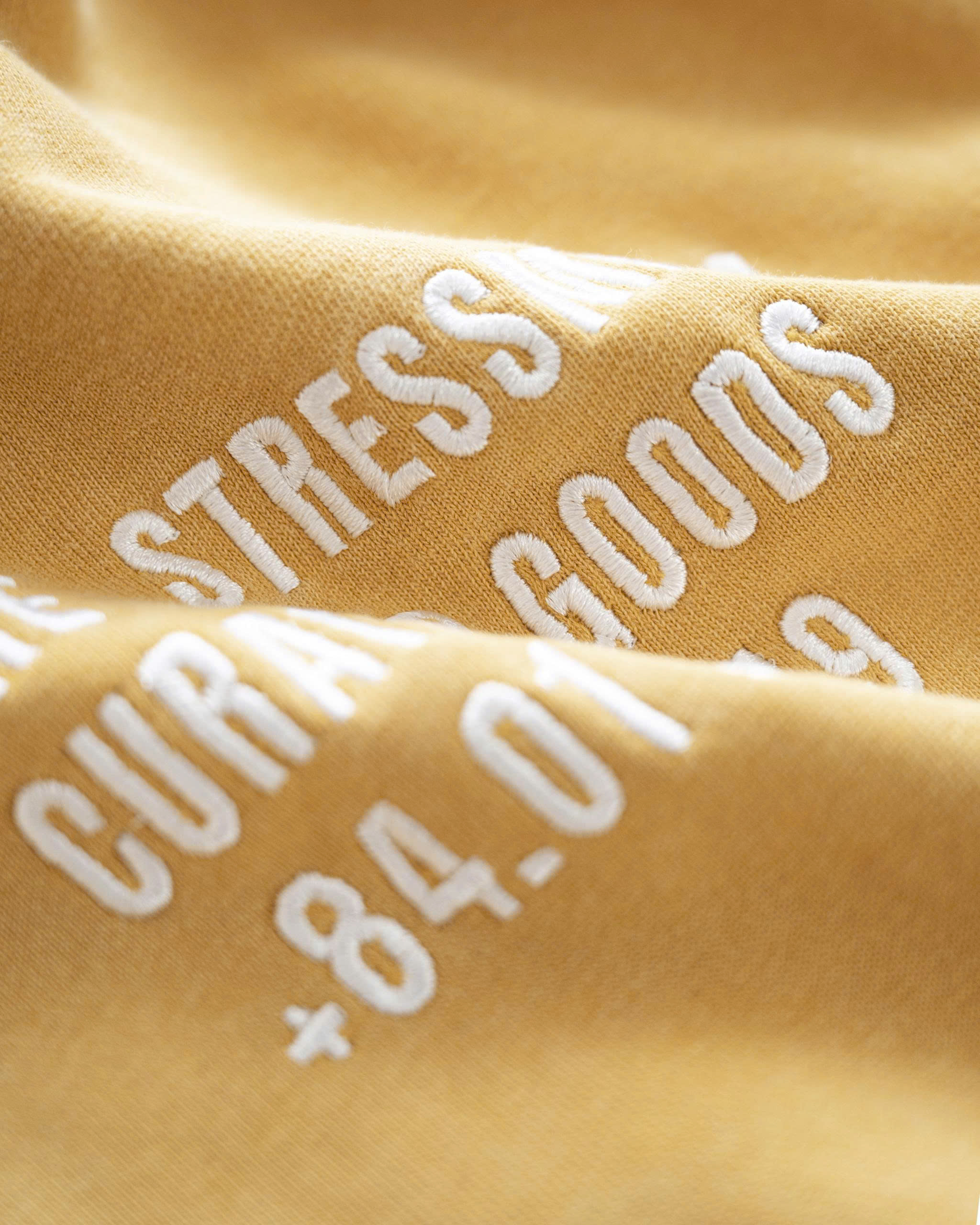 SUMMER26 SSMA LOGO ZIP HOODIE - YELLOW
