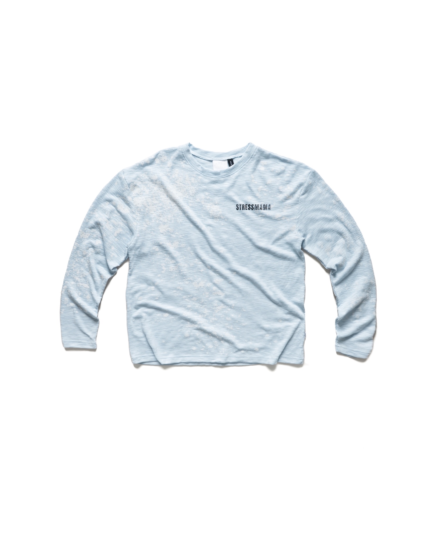 SUMMER26 SSMA SPLATTER LONGSLEEVE - BABY BLUE