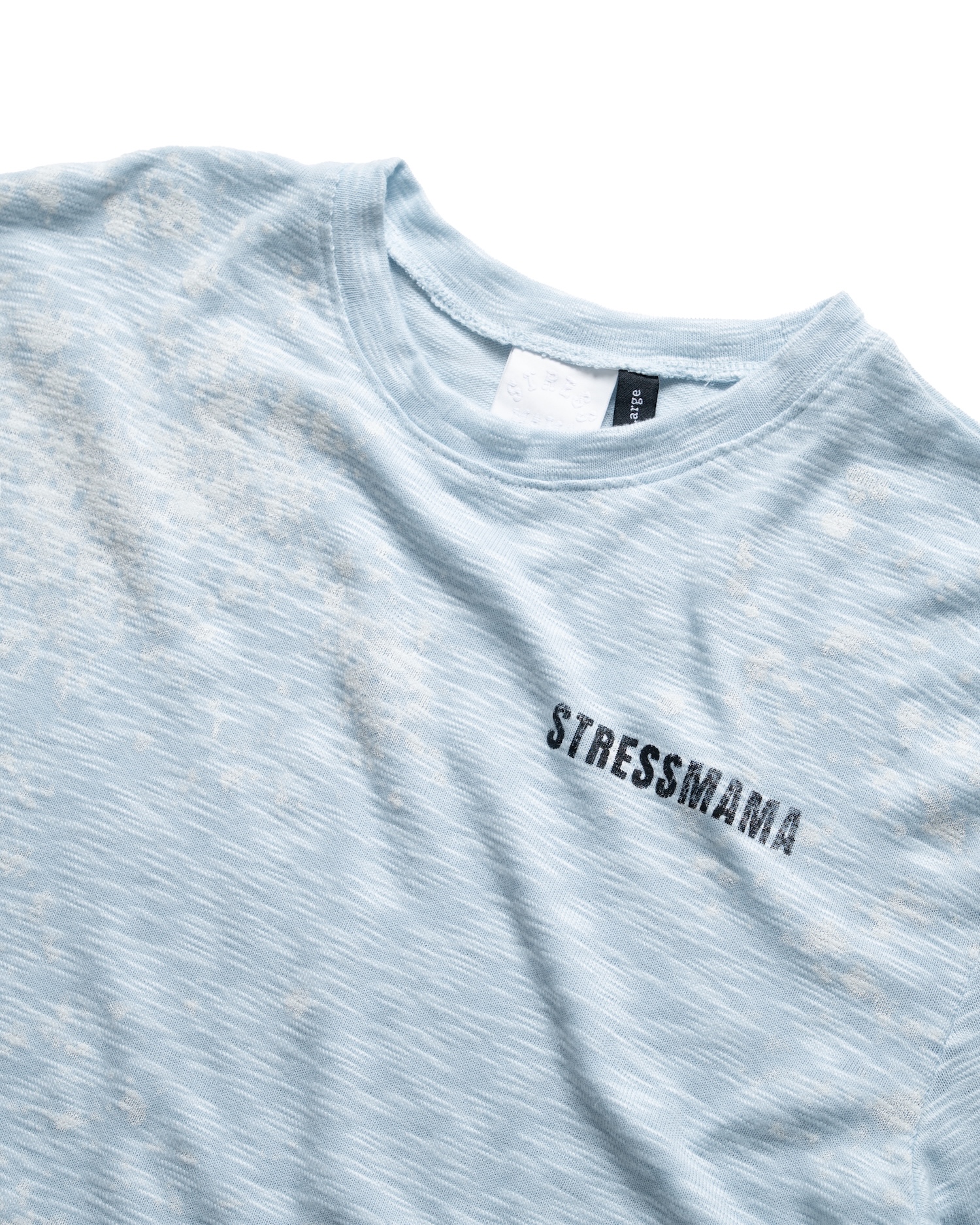 SUMMER26 SSMA SPLATTER LONGSLEEVE - BABY BLUE