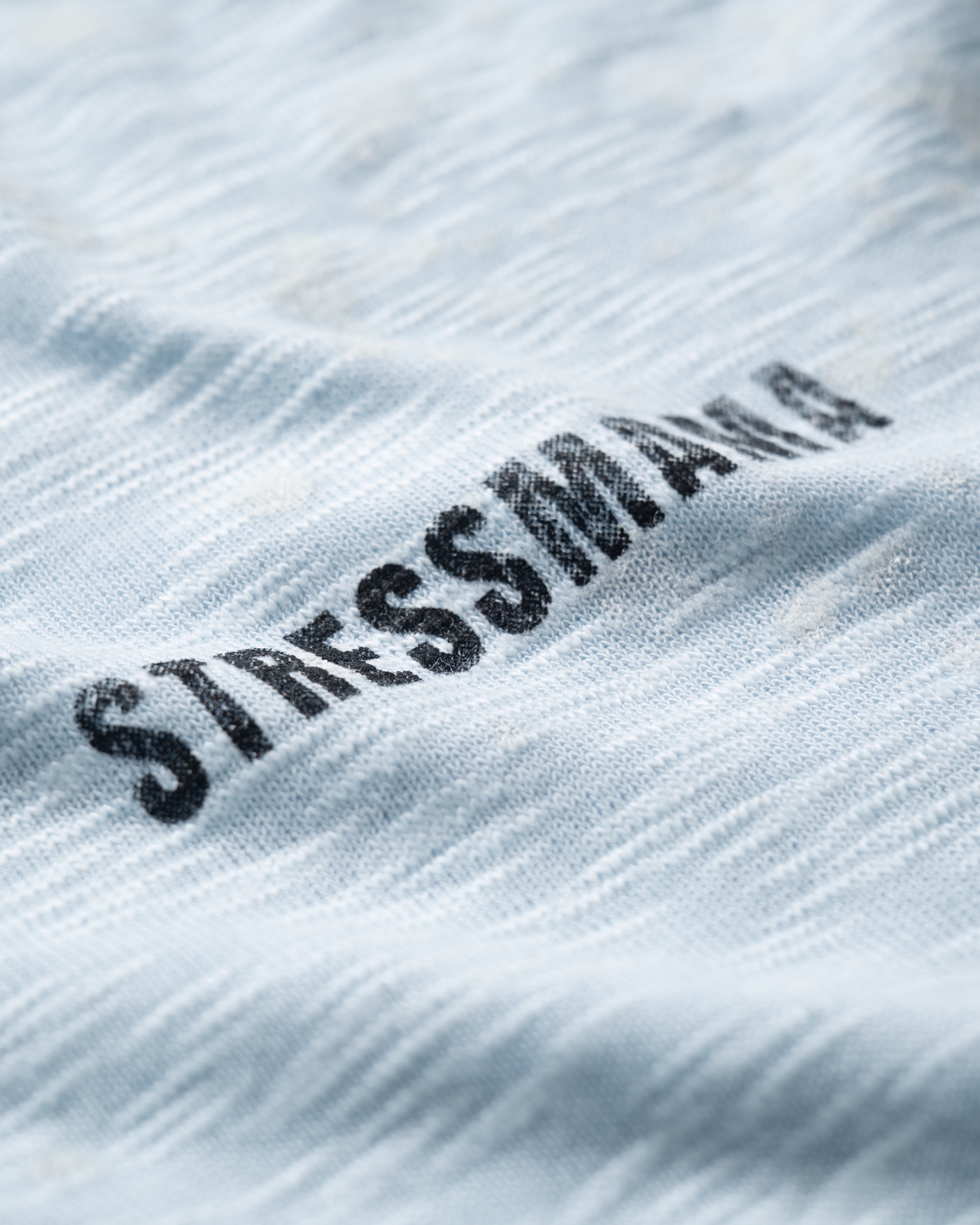 SUMMER26 SSMA SPLATTER LONGSLEEVE - BABY BLUE