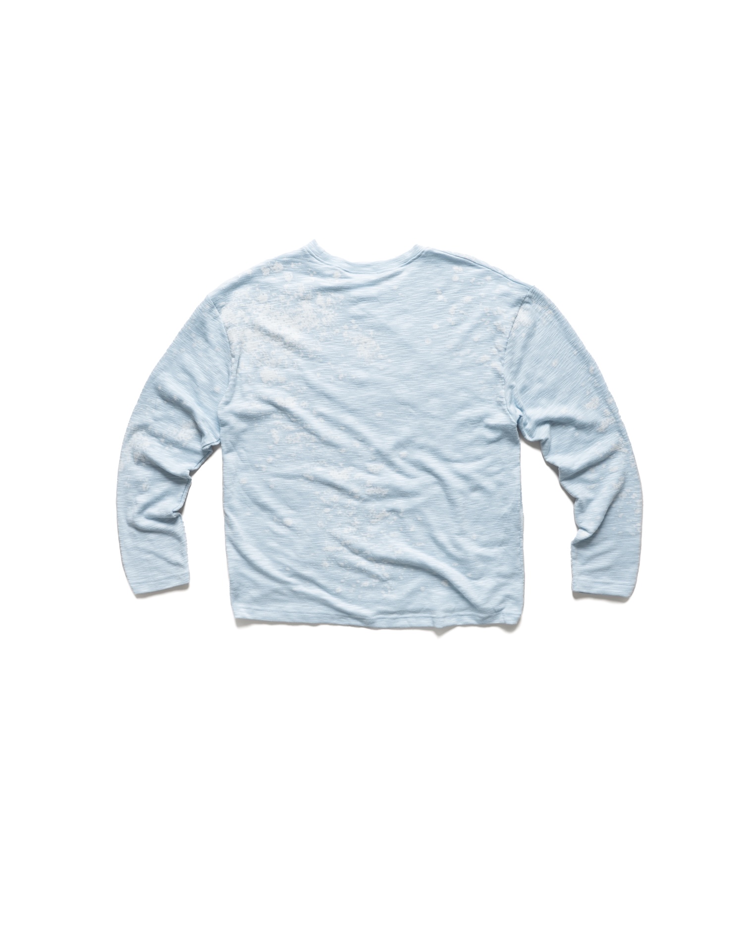 SUMMER26 SSMA SPLATTER LONGSLEEVE - BABY BLUE