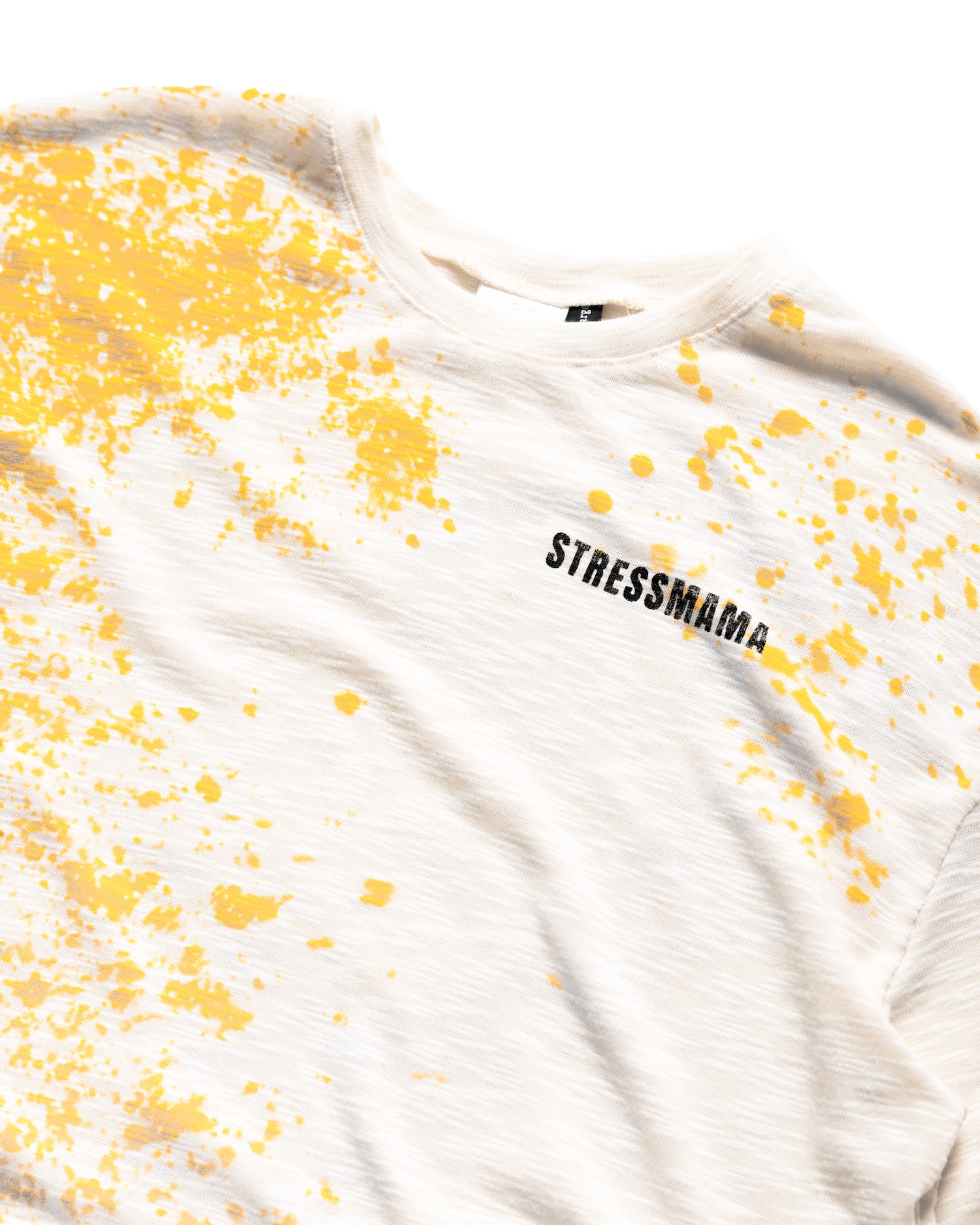 SUMMER26 SSMA SPLATTER LONGSLEEVE - CREAM
