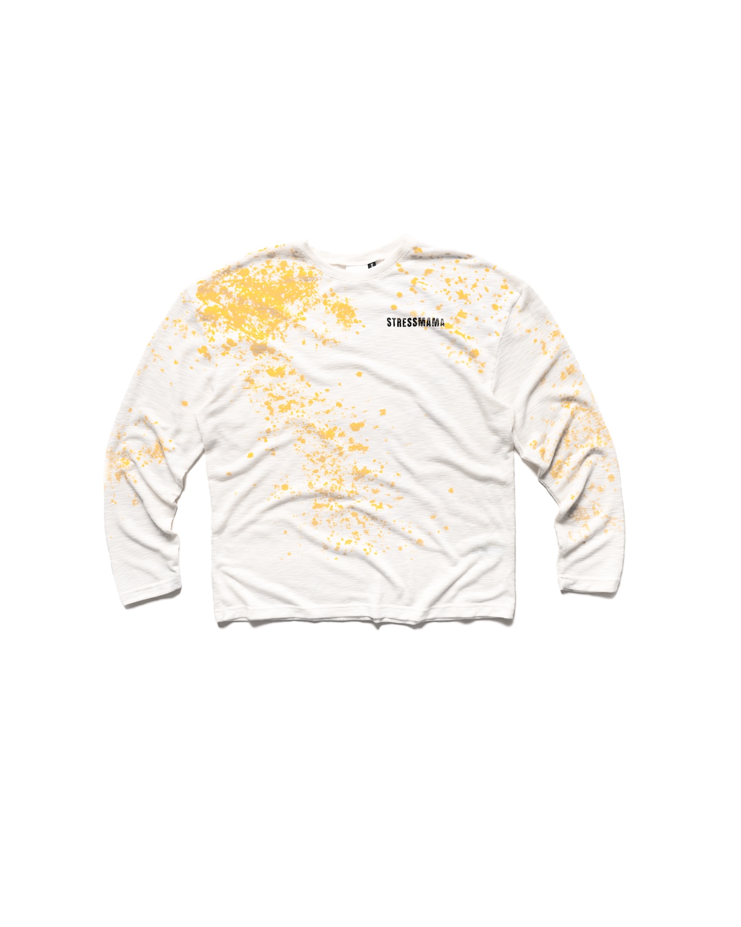 SUMMER26 SSMA SPLATTER LONGSLEEVE - CREAM