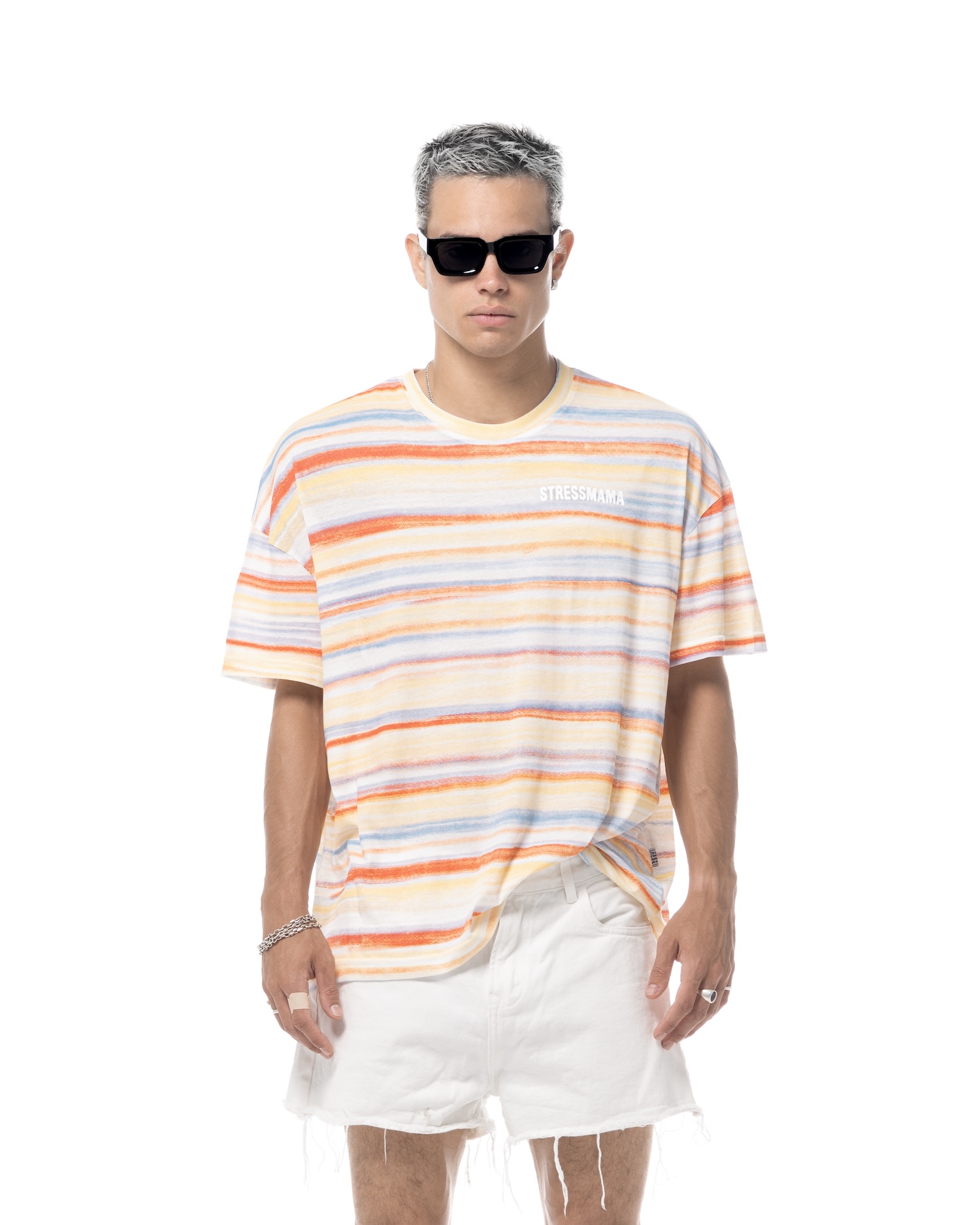 SUMMER26 STRIPED T-SHIRT - RAINBOW