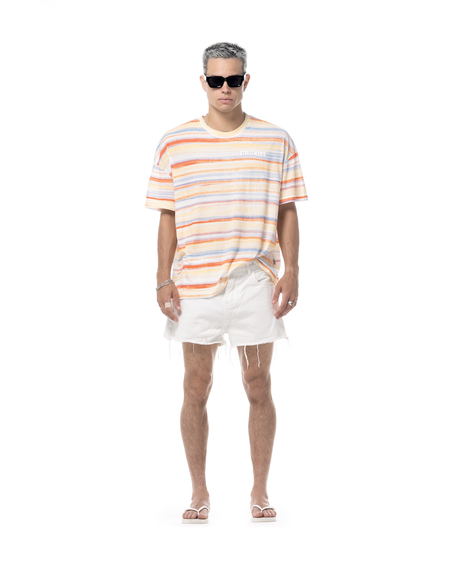 SUMMER26 STRIPED T-SHIRT - RAINBOW