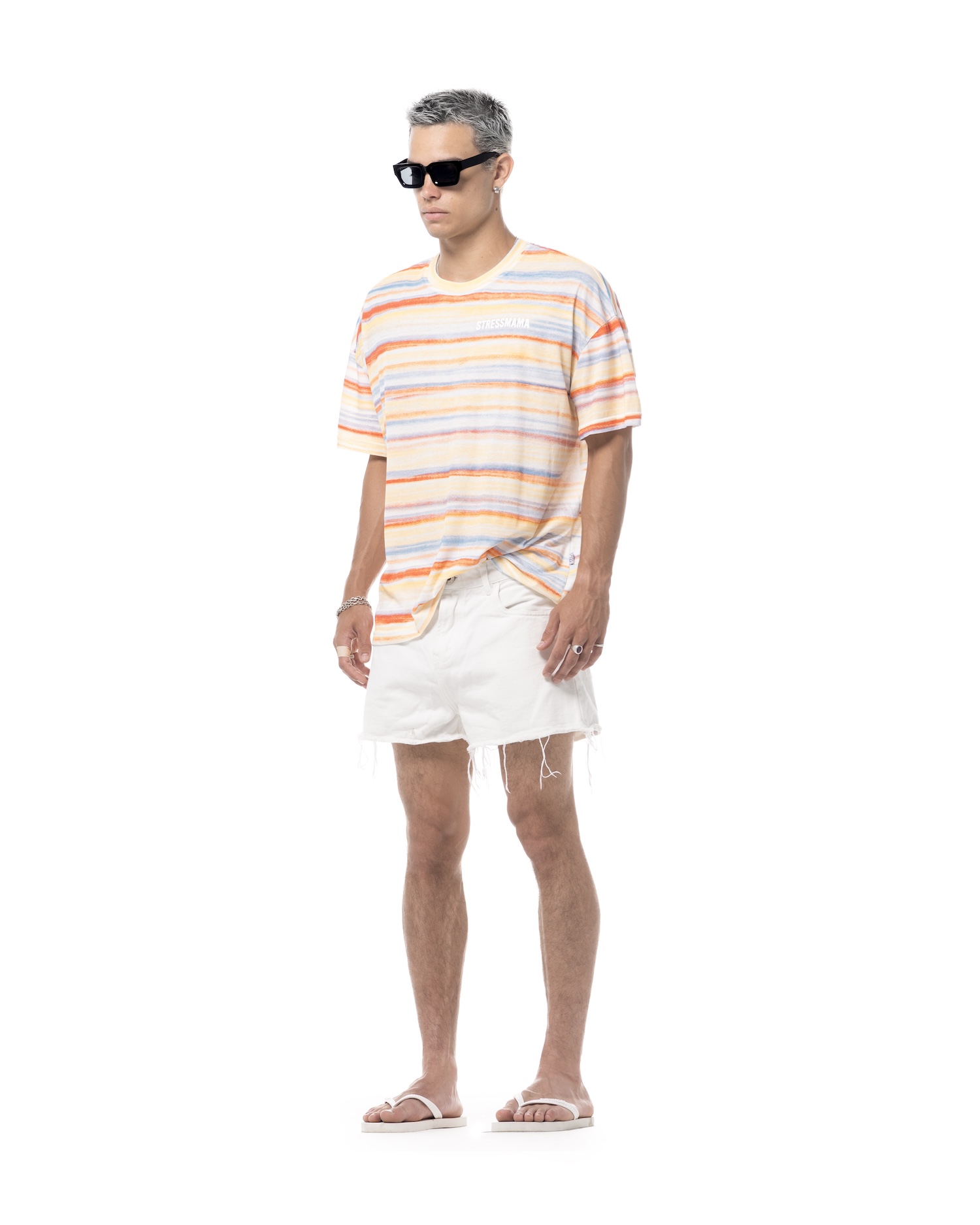SUMMER26 STRIPED T-SHIRT - RAINBOW