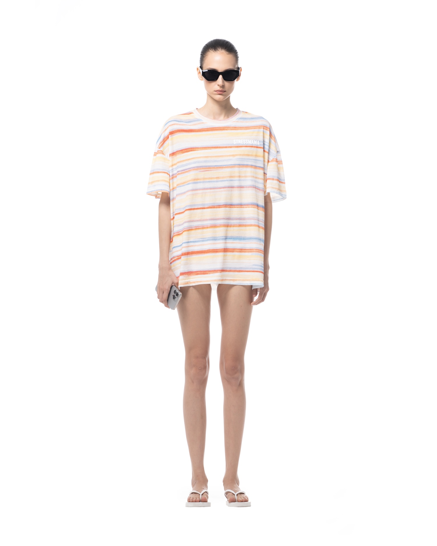 SUMMER26 STRIPED T-SHIRT - RAINBOW