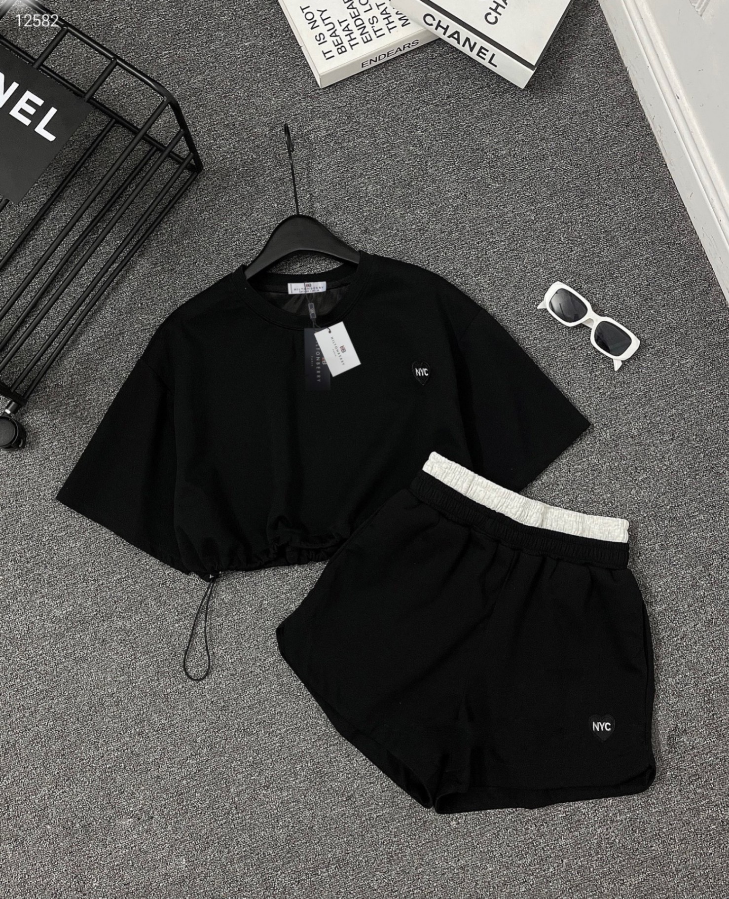 Set bộ đùi in trái tim