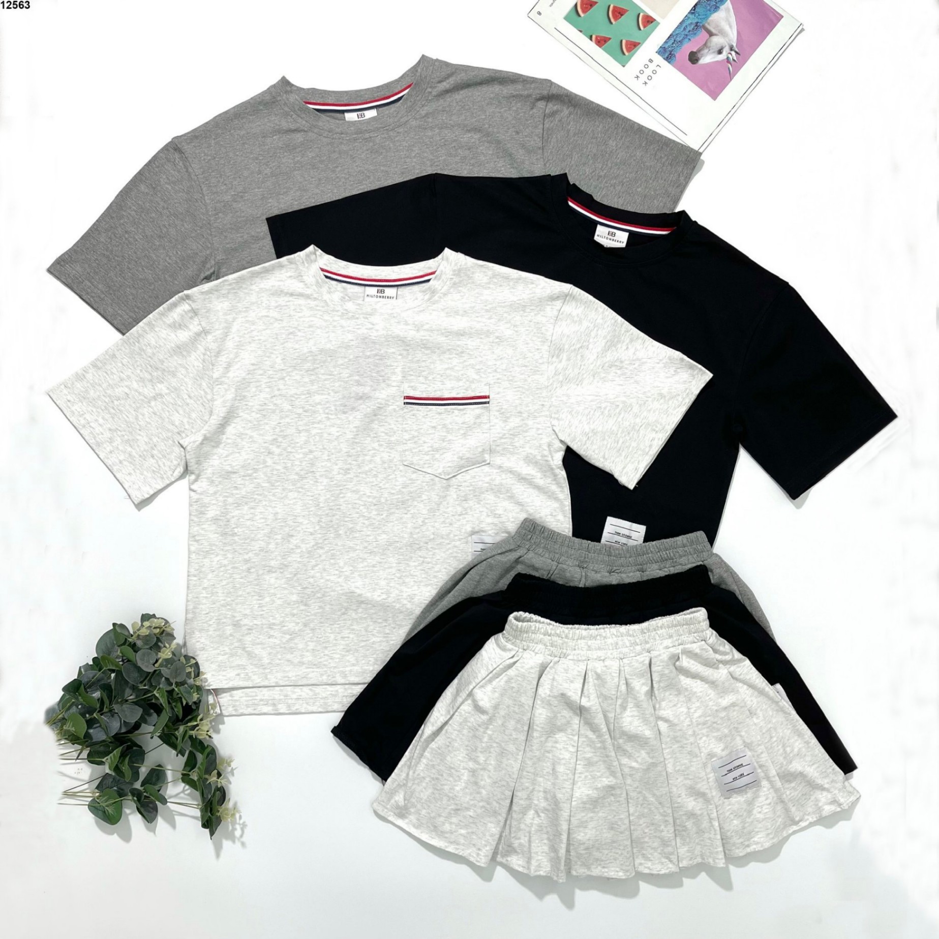 Set áo thun chân váy năng động ,trẻ trung