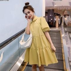 Váy đuôi cá cổ sơ mi