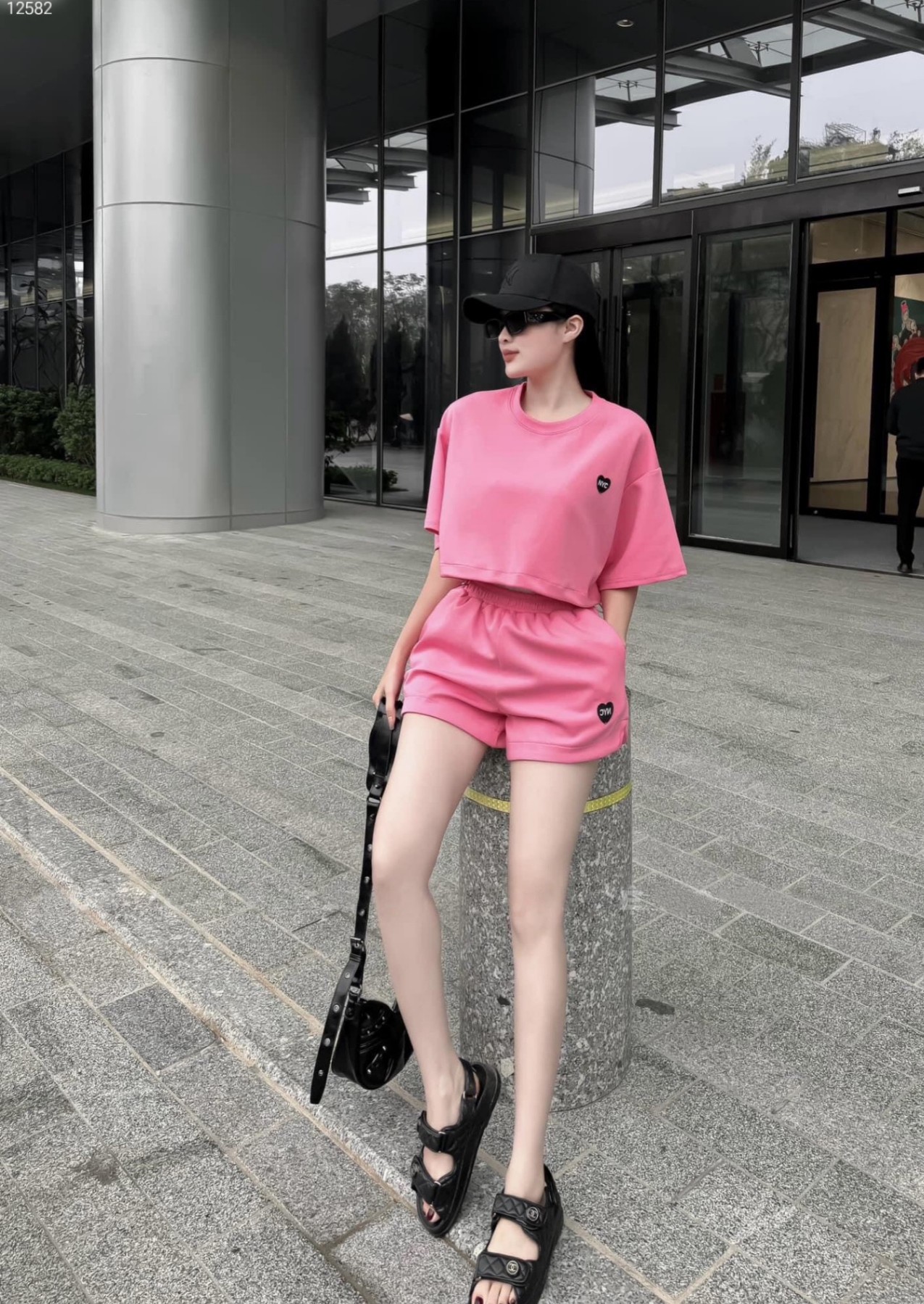 Set bộ đùi in trái tim