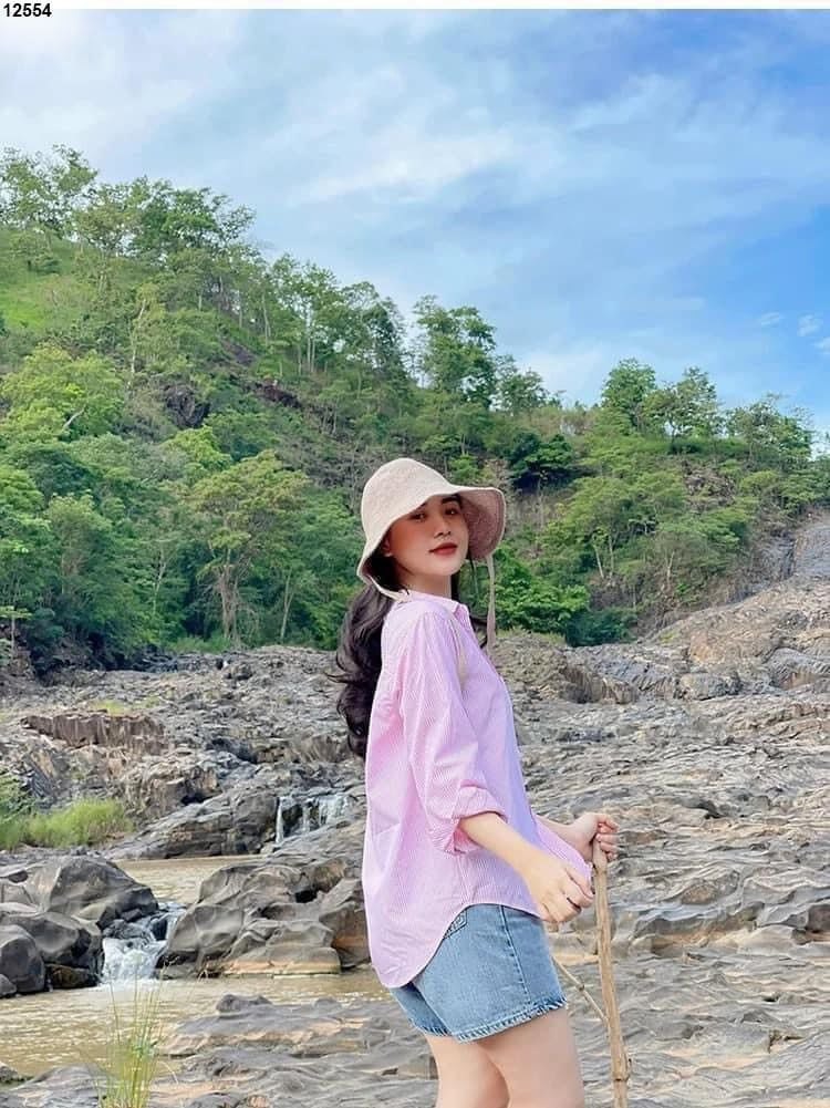 Áo sơ mi hồng