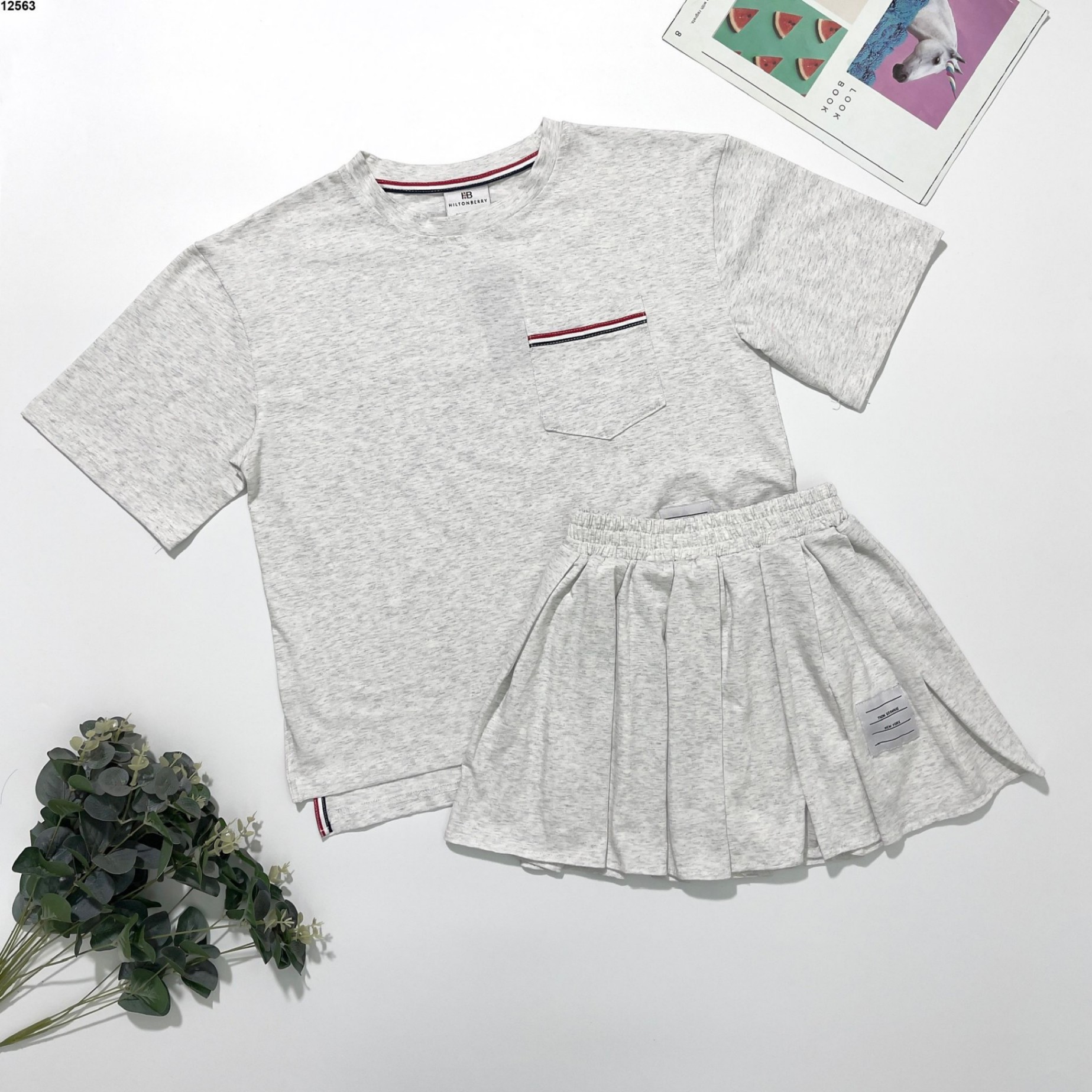 Set áo thun chân váy năng động ,trẻ trung