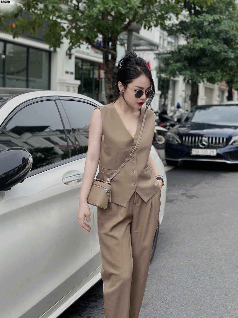 Set áo sắt nách quần form baggy