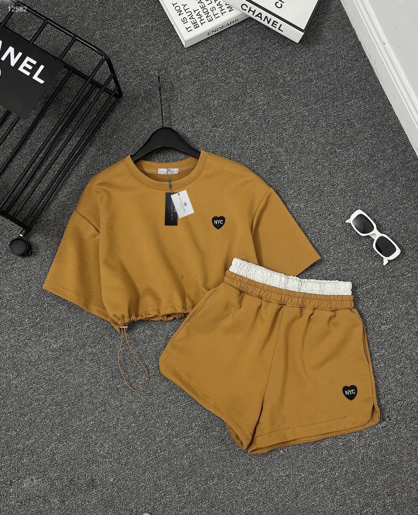 Set bộ đùi in trái tim