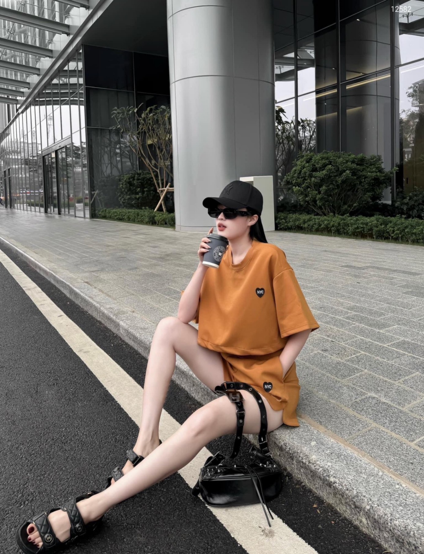 Set bộ đùi in trái tim