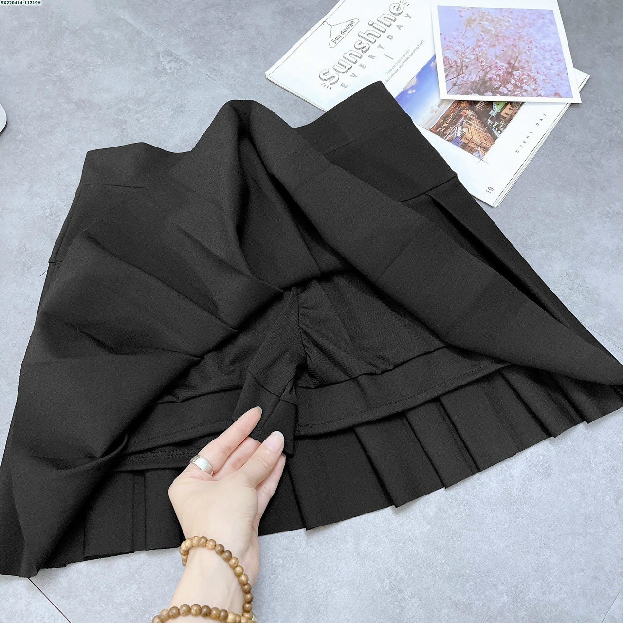 Chân váy xếp ly