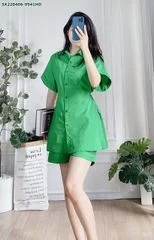 Set hè sơ mi ngắn tay