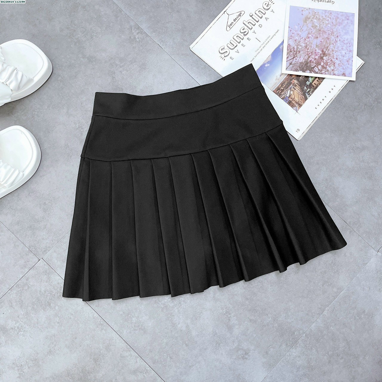 Chân váy xếp ly
