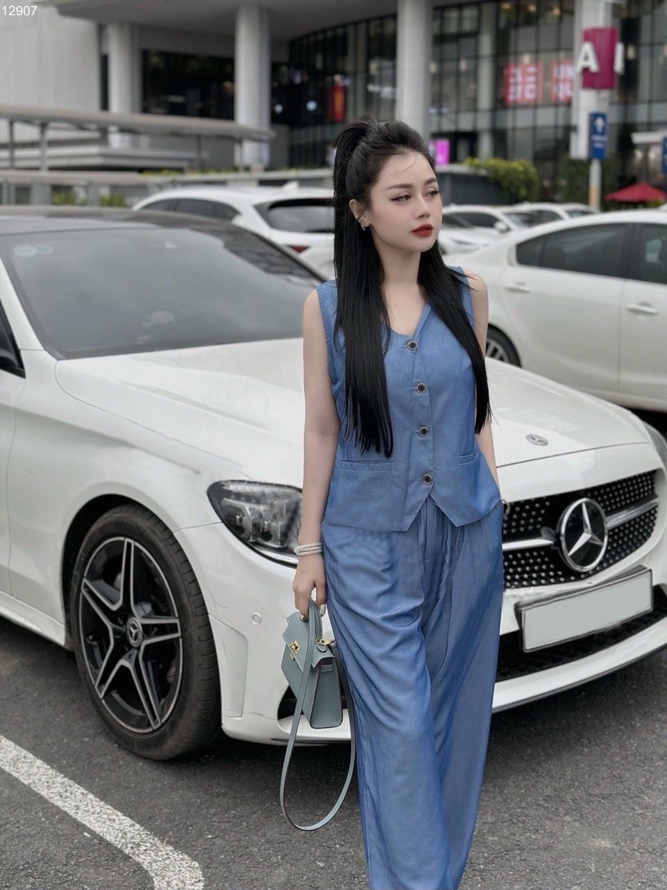 Set bộ sát nách mix quần ống rộng