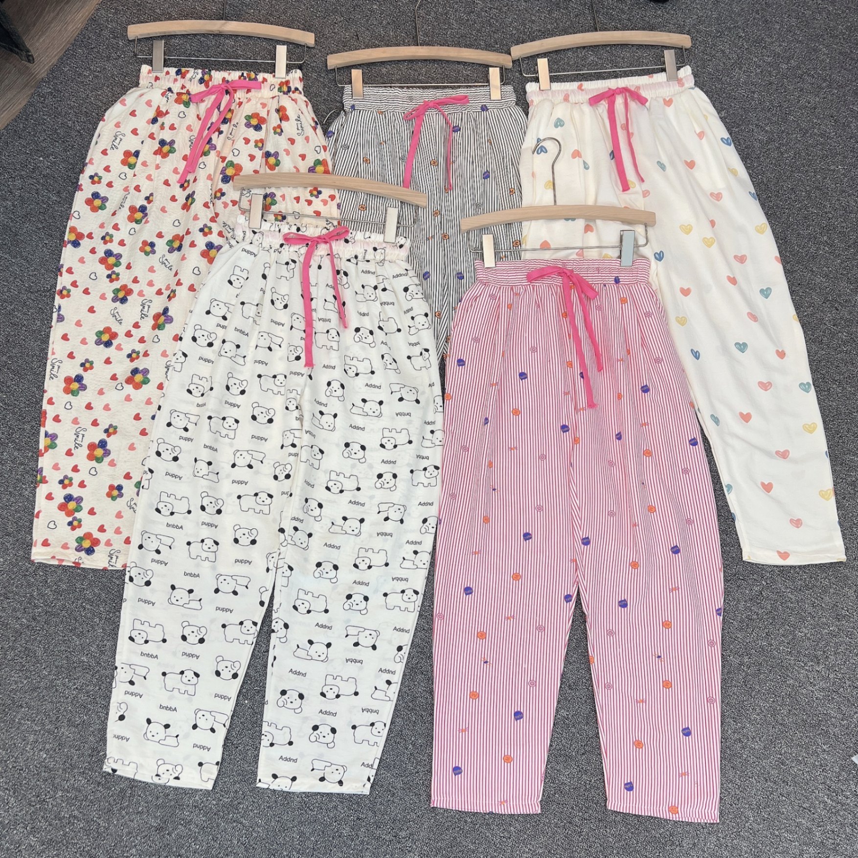 Quần đũi tơ form kiểu baggy quần dài