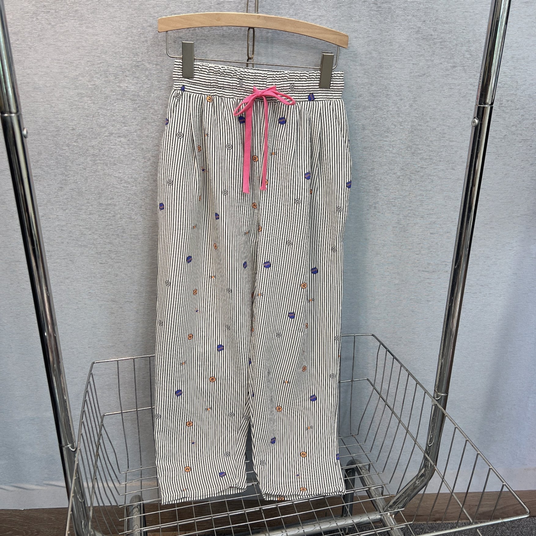 Quần đũi tơ form kiểu baggy quần dài