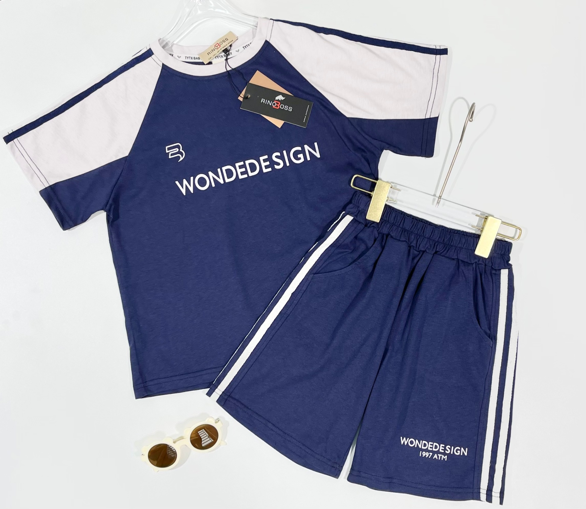 Bộ tn cotton ngực in wondedesign