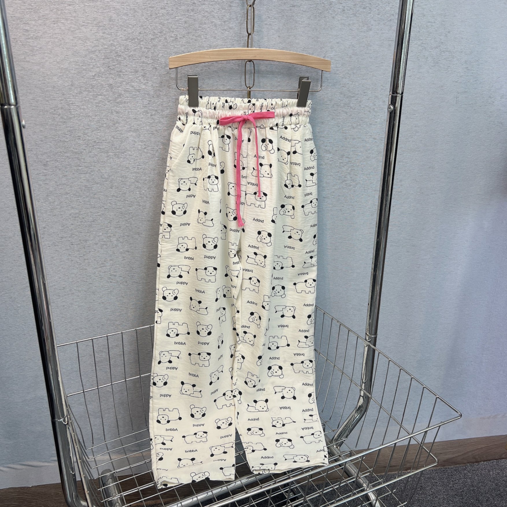 Quần đũi tơ form kiểu baggy quần dài