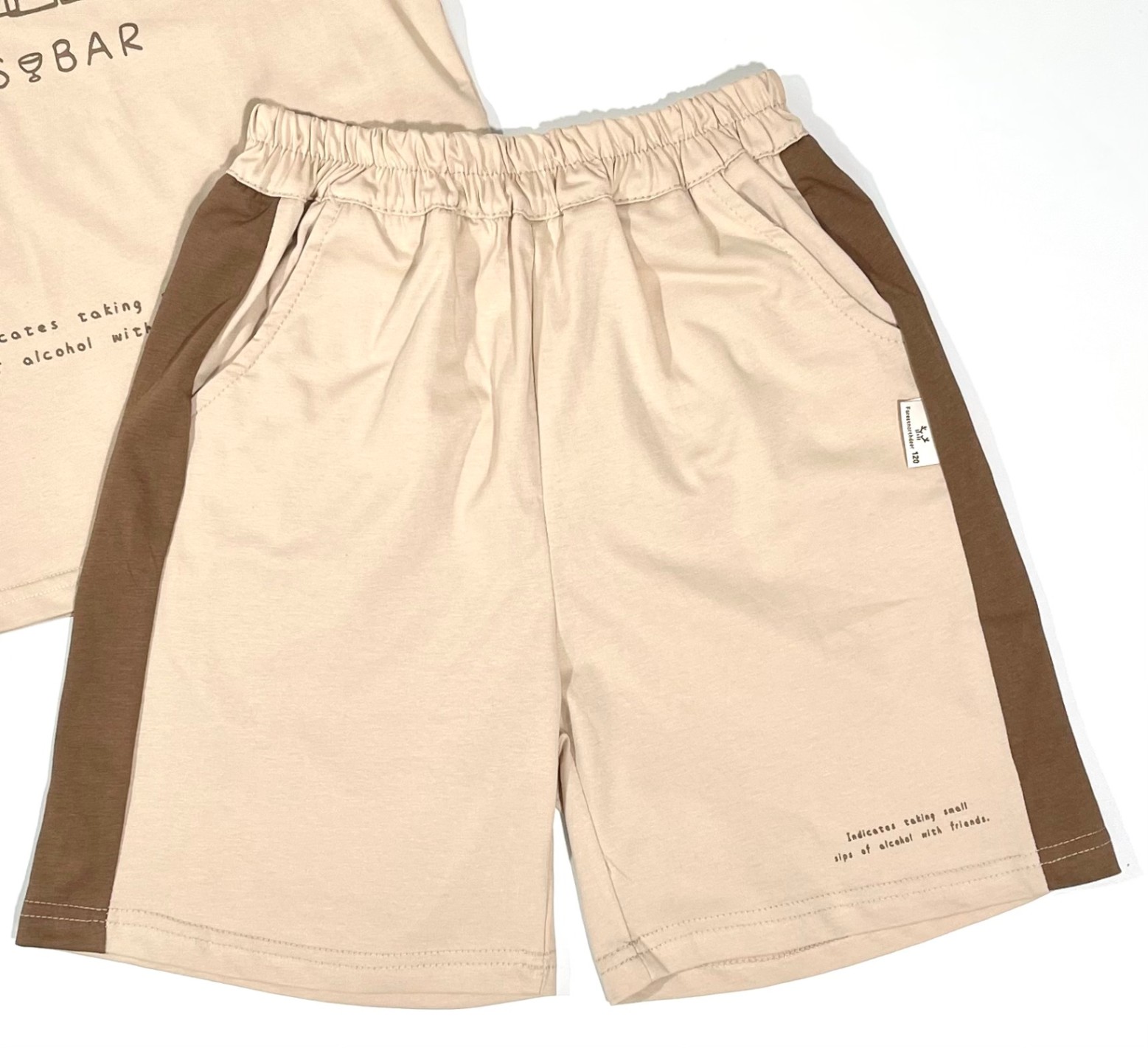 Bộ TN cotton ngực in Chai SIPSBAR