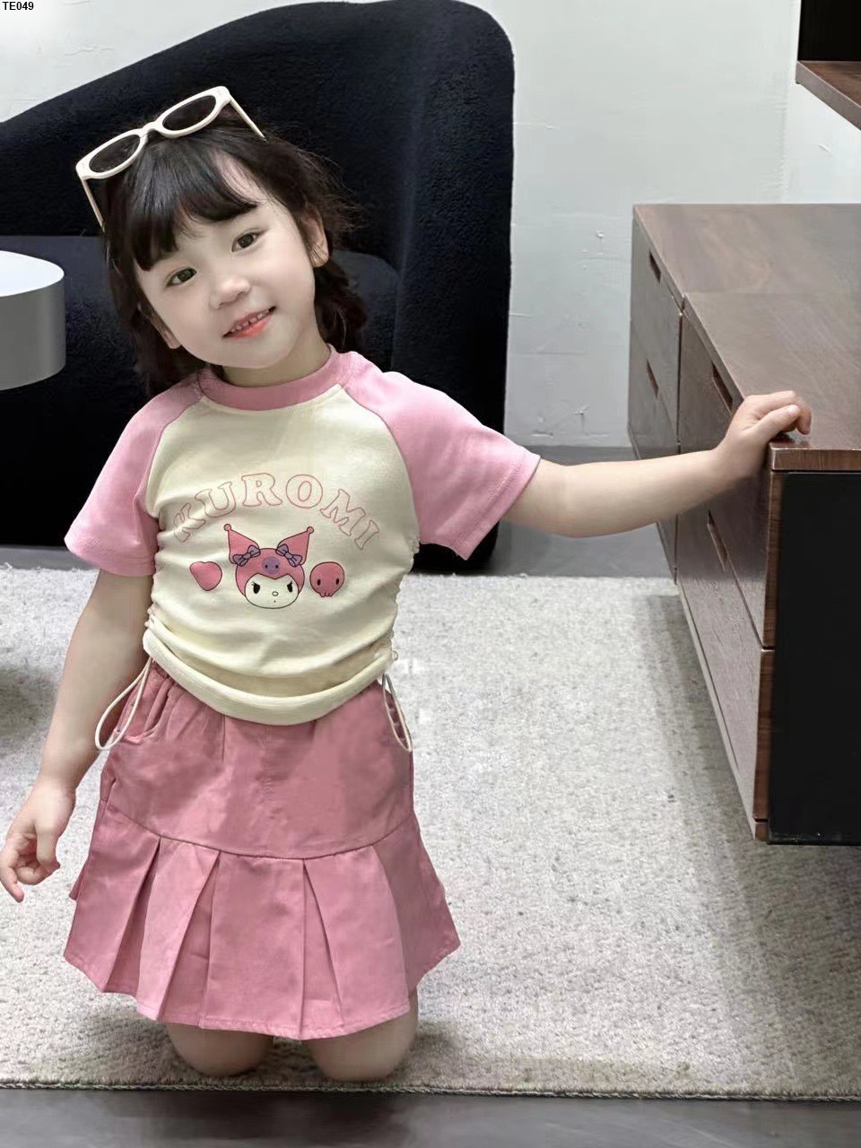 Bộ bé gái in Kuromi