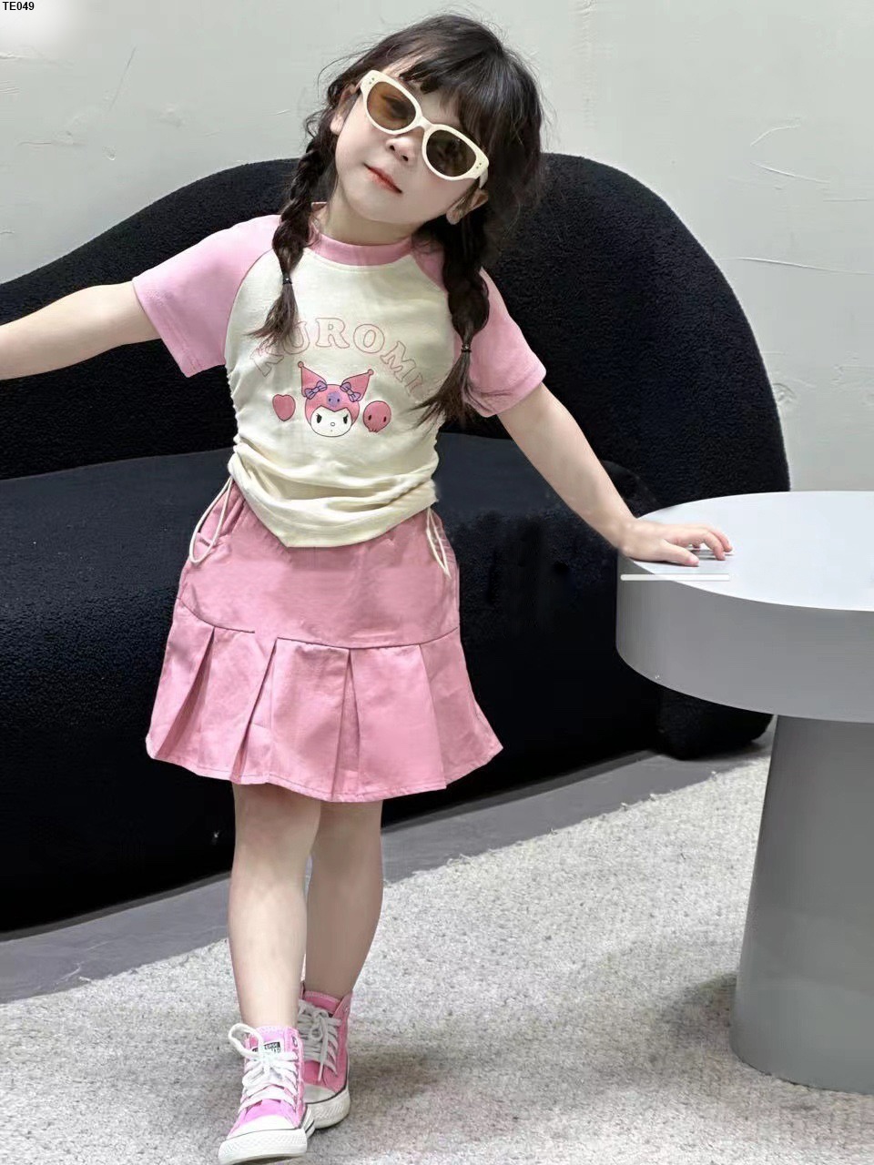 Bộ bé gái in Kuromi
