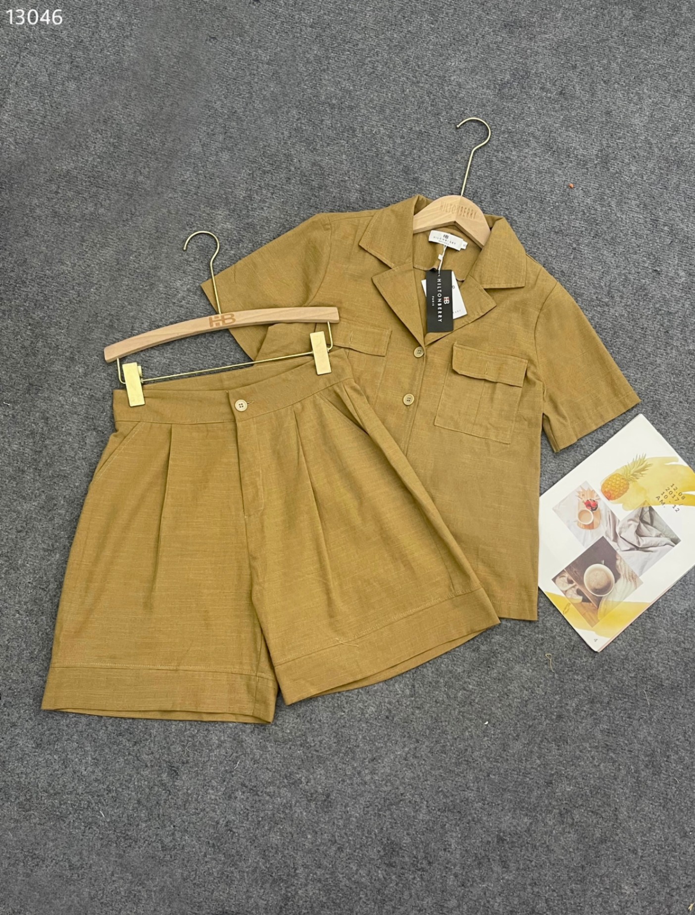 Set sơ mi cộc tay quần đùi