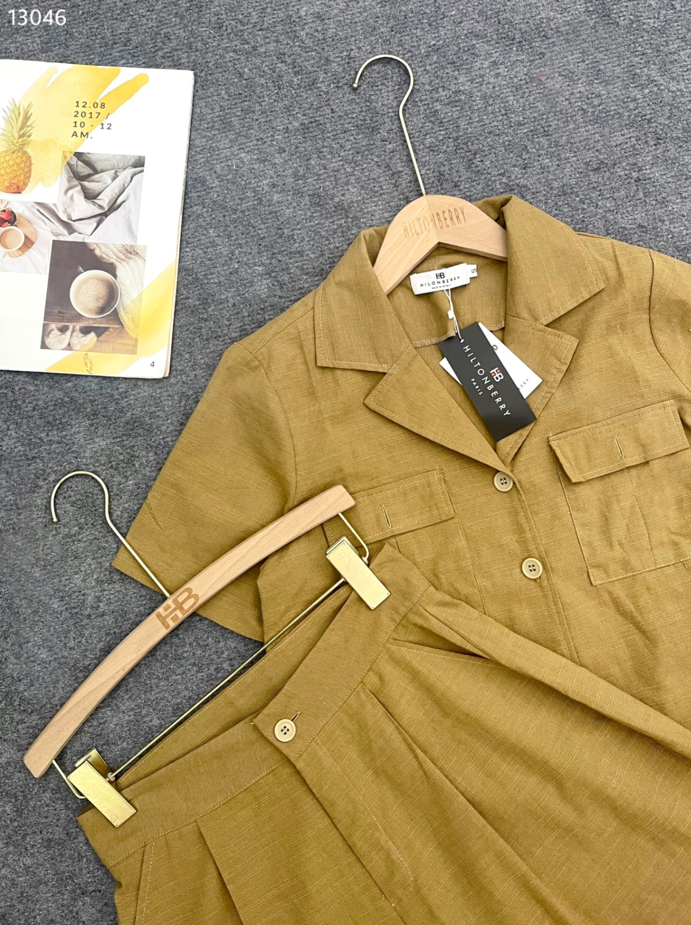 Set sơ mi cộc tay quần đùi