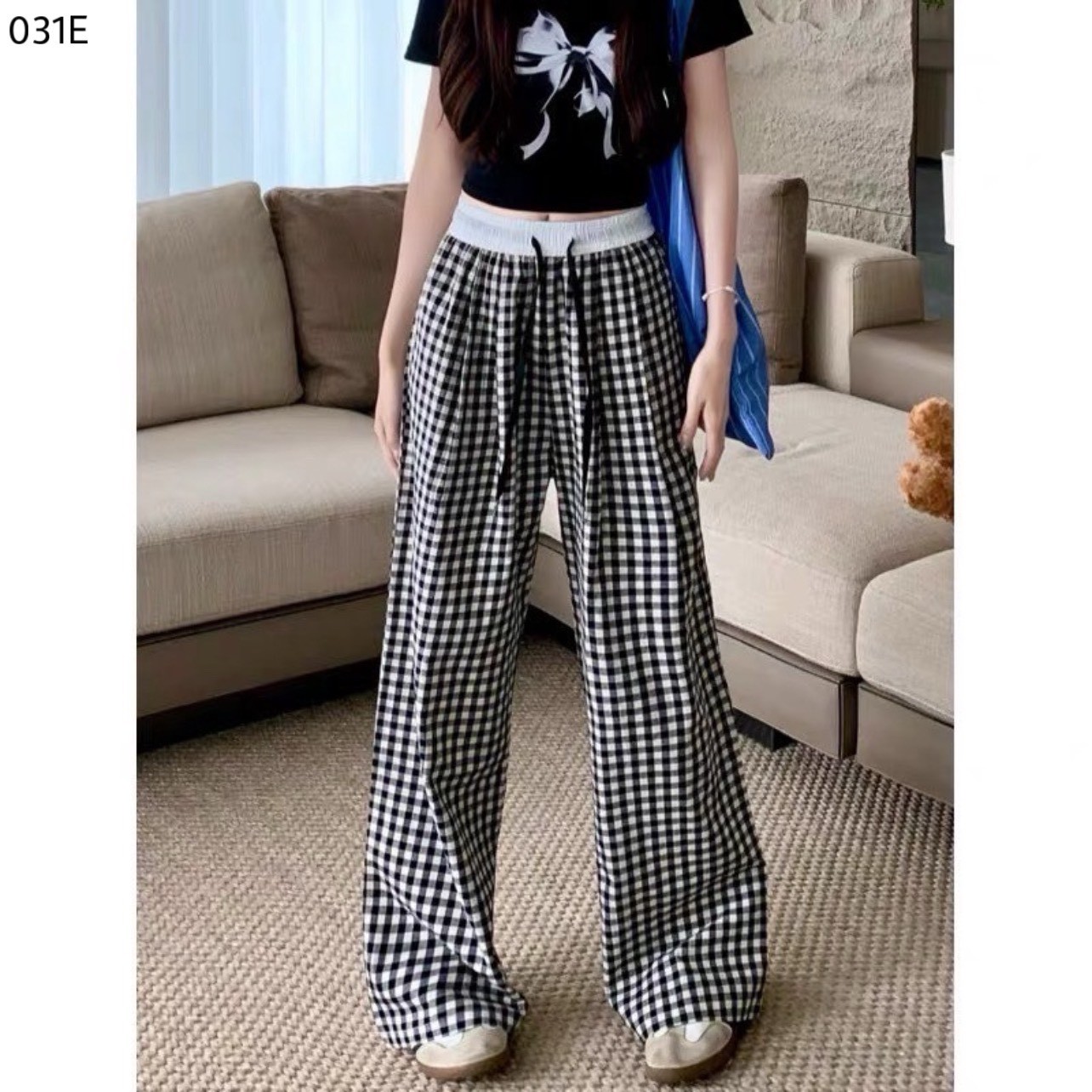 Quần xuống ống rộng 3 màu
