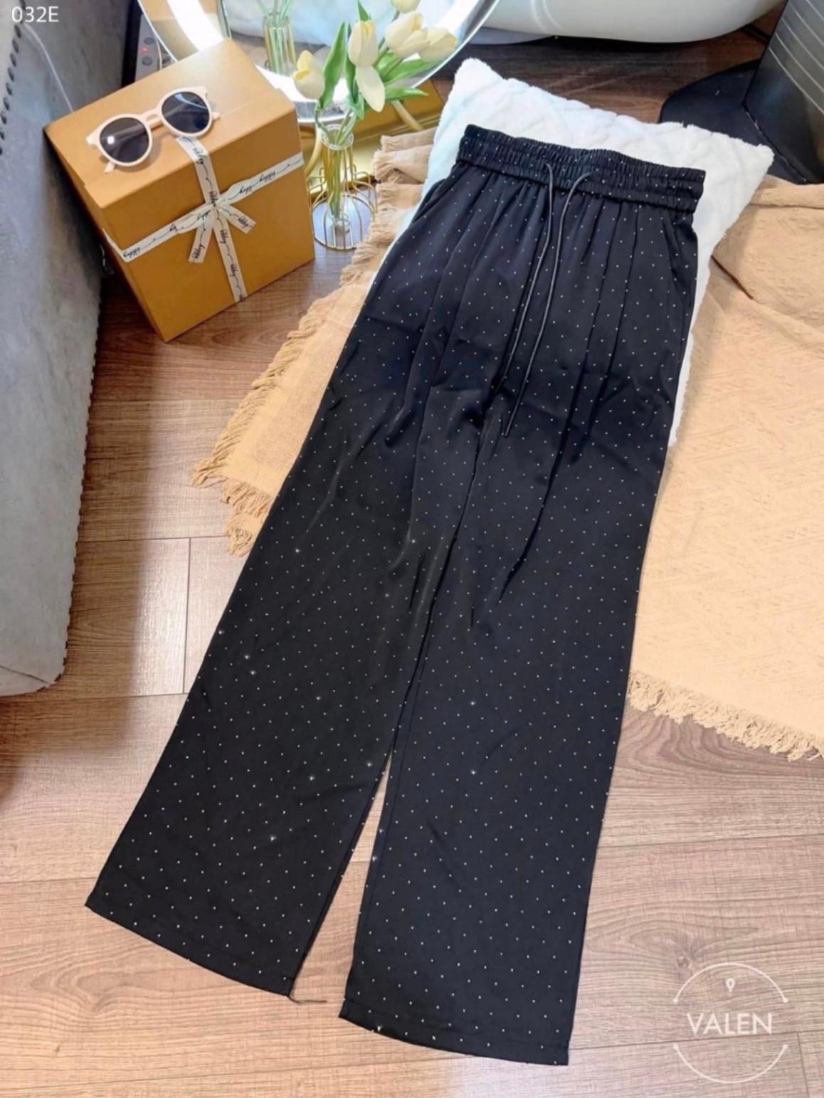Quần suông chấm bi siêu hot