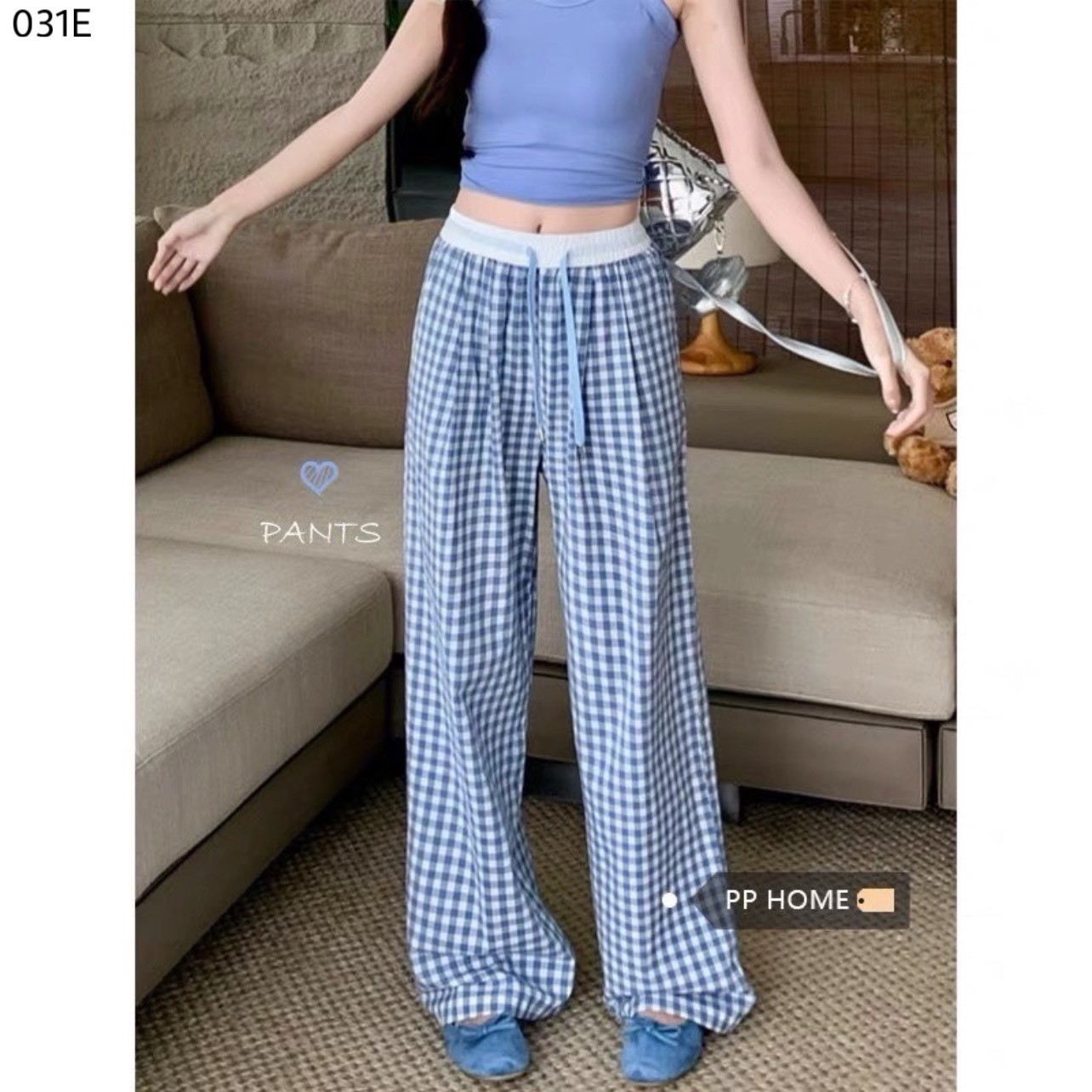 Quần xuống ống rộng 3 màu