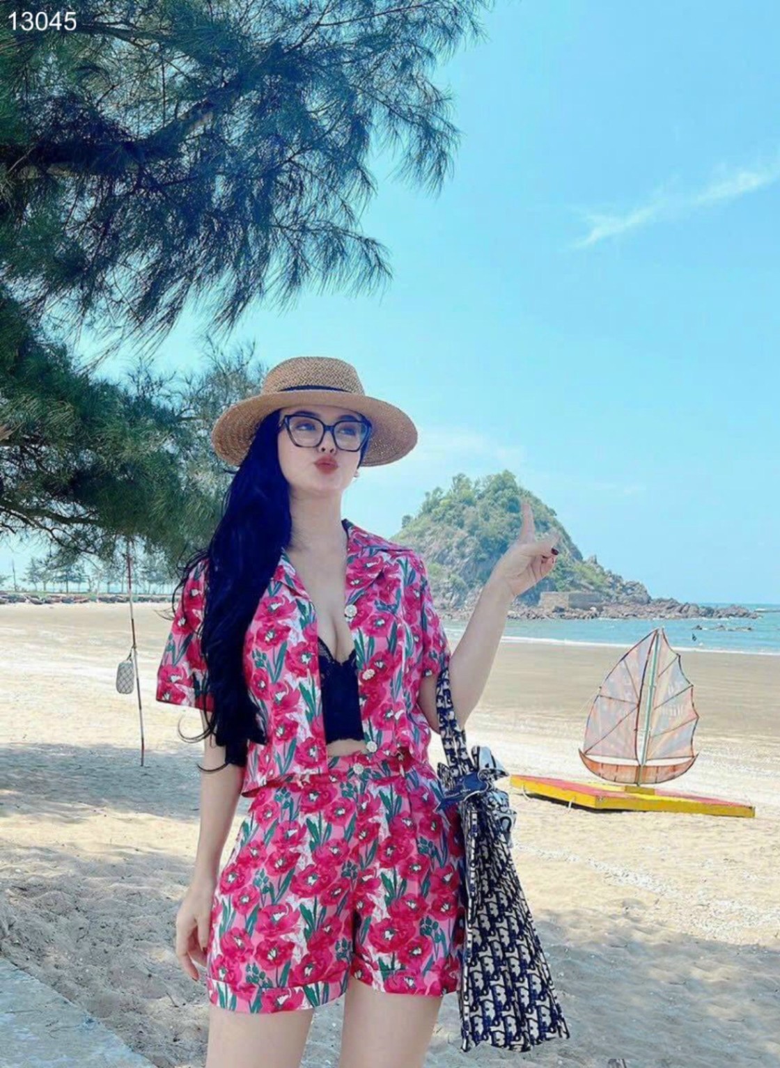 Set bộ cộc đùi hoa