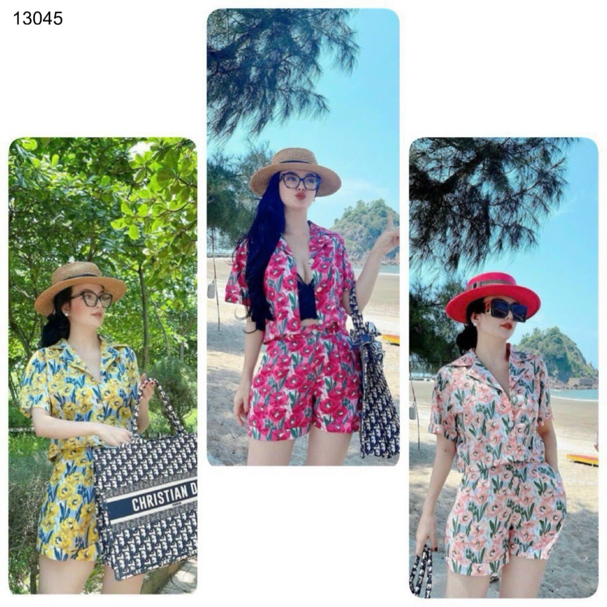 Set bộ cộc đùi hoa