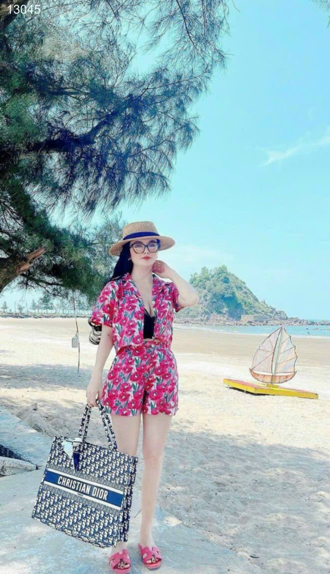 Set bộ cộc đùi hoa