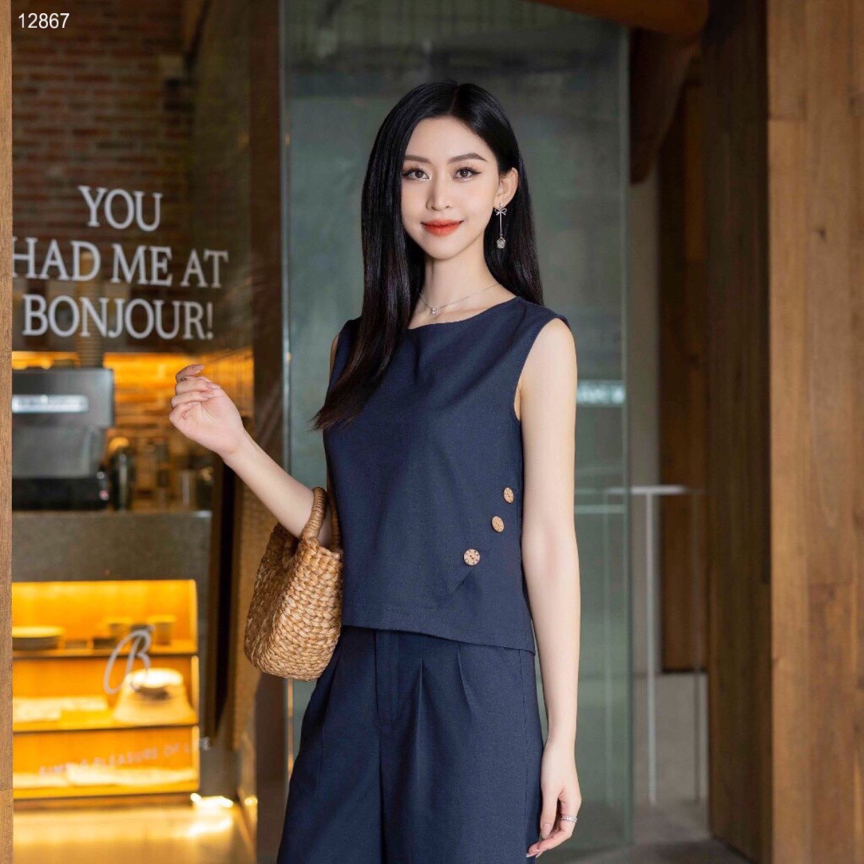 Set sát nách quần xuông
