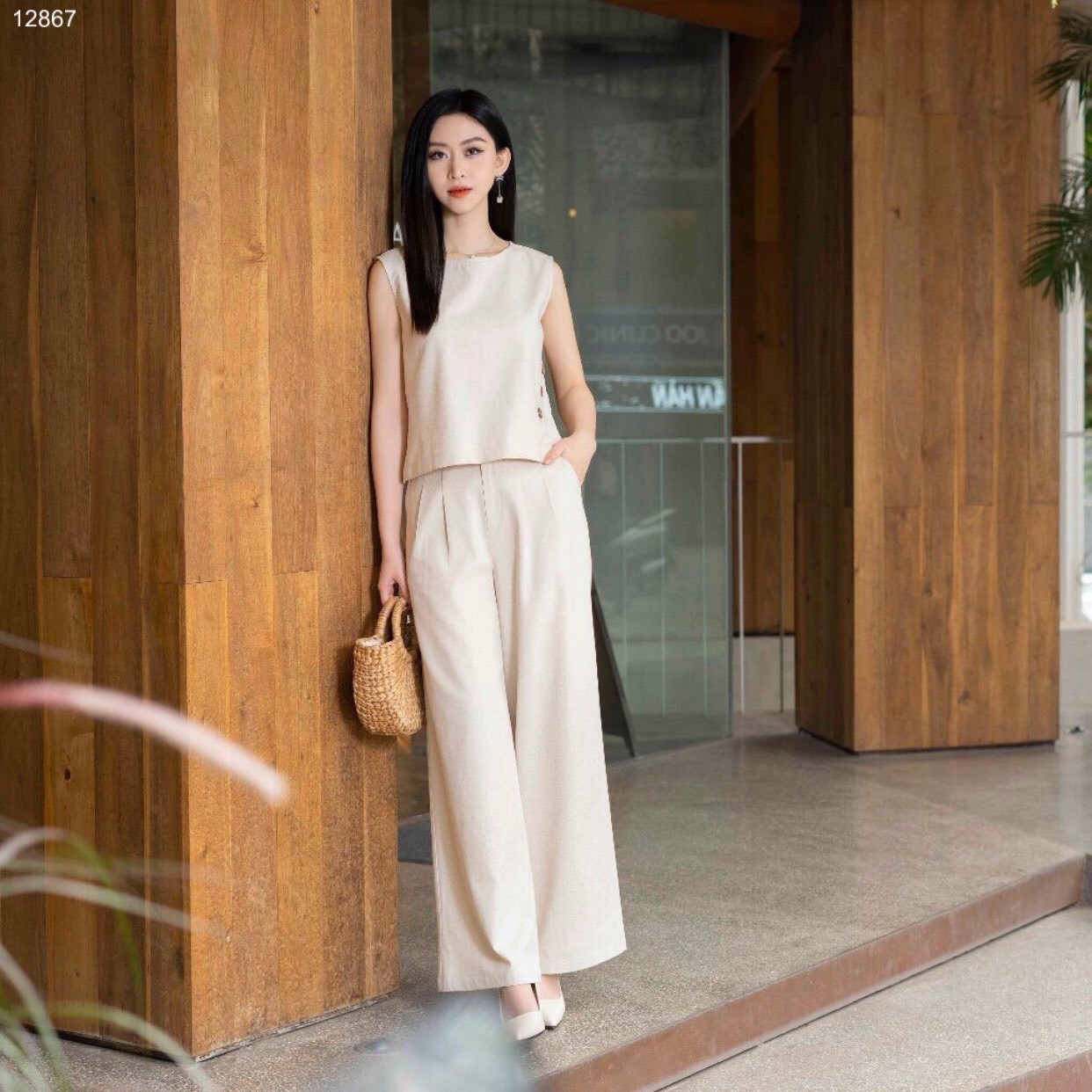 Set sát nách quần xuông