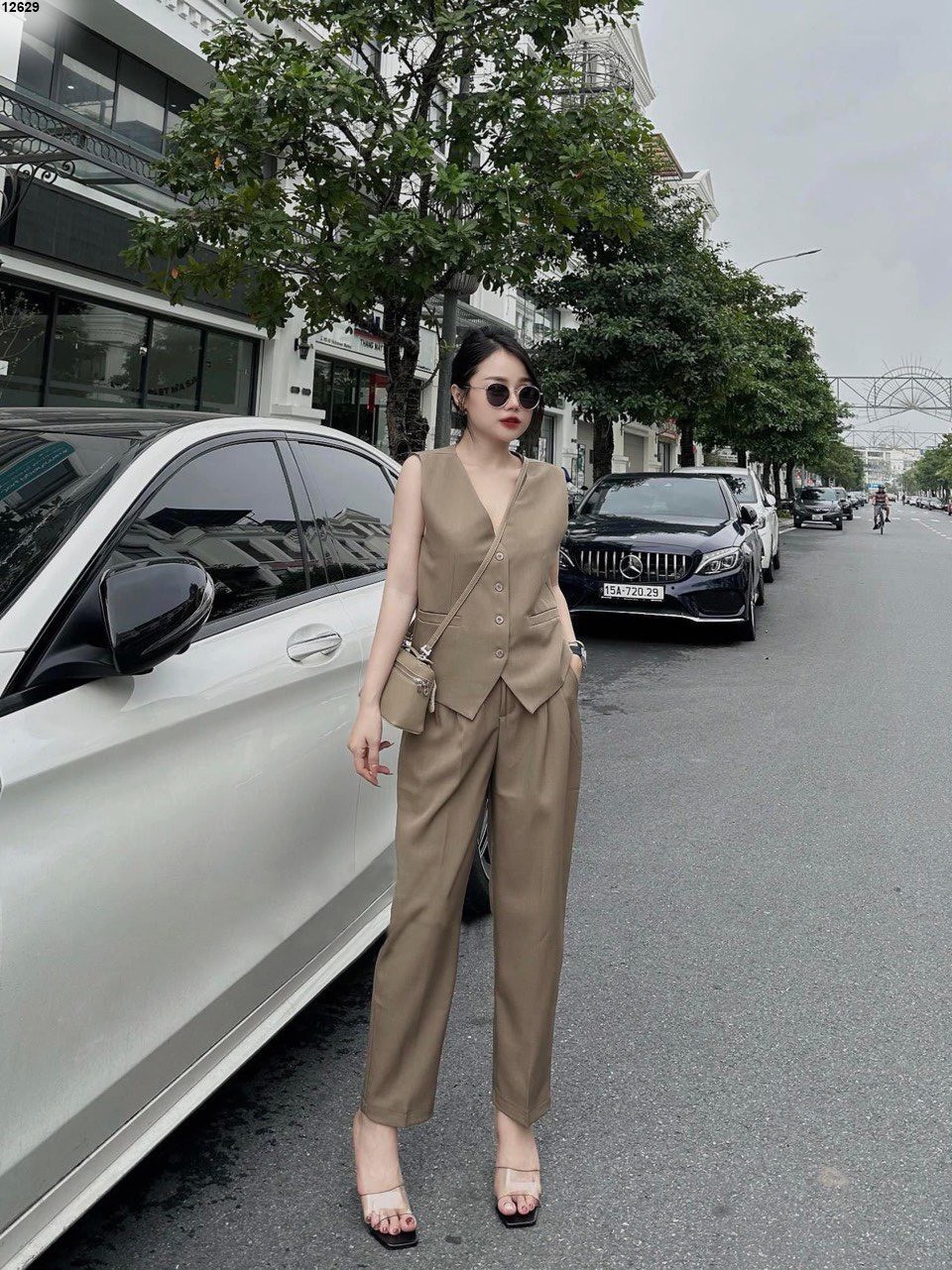 Set áo sắt nách quần form baggy