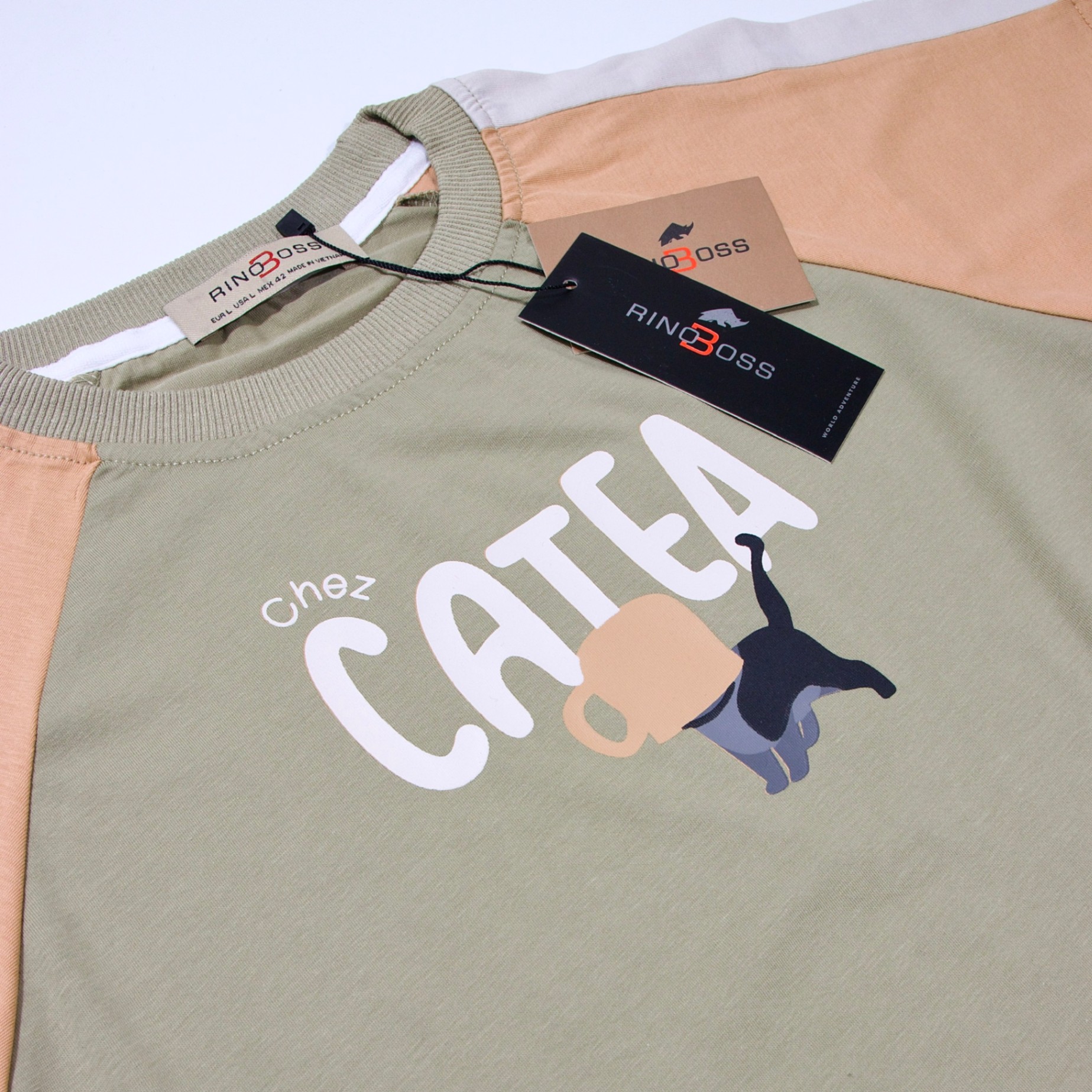 Bộ cotton bé trai Rinoboss kids Catea