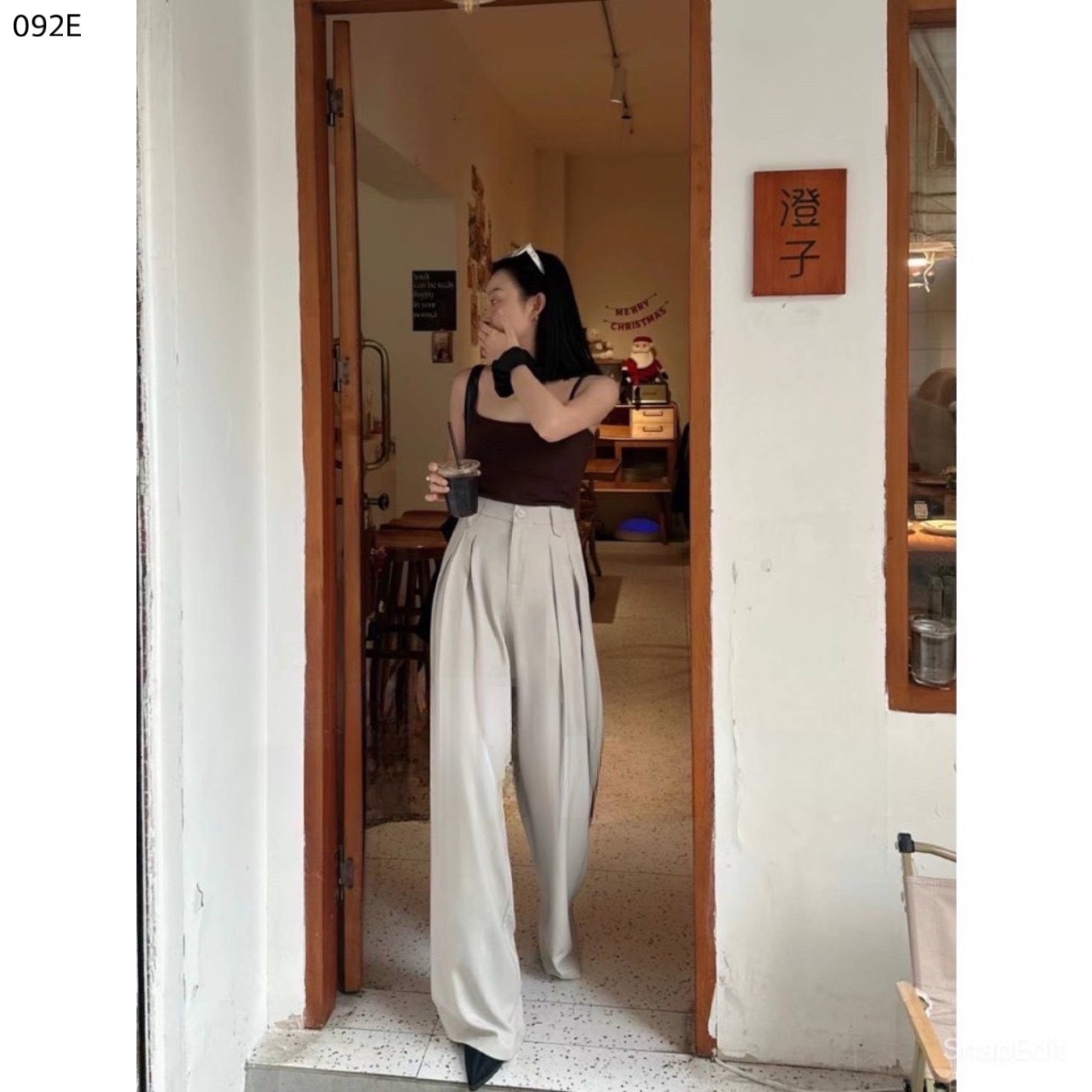 Quần suông form rộng