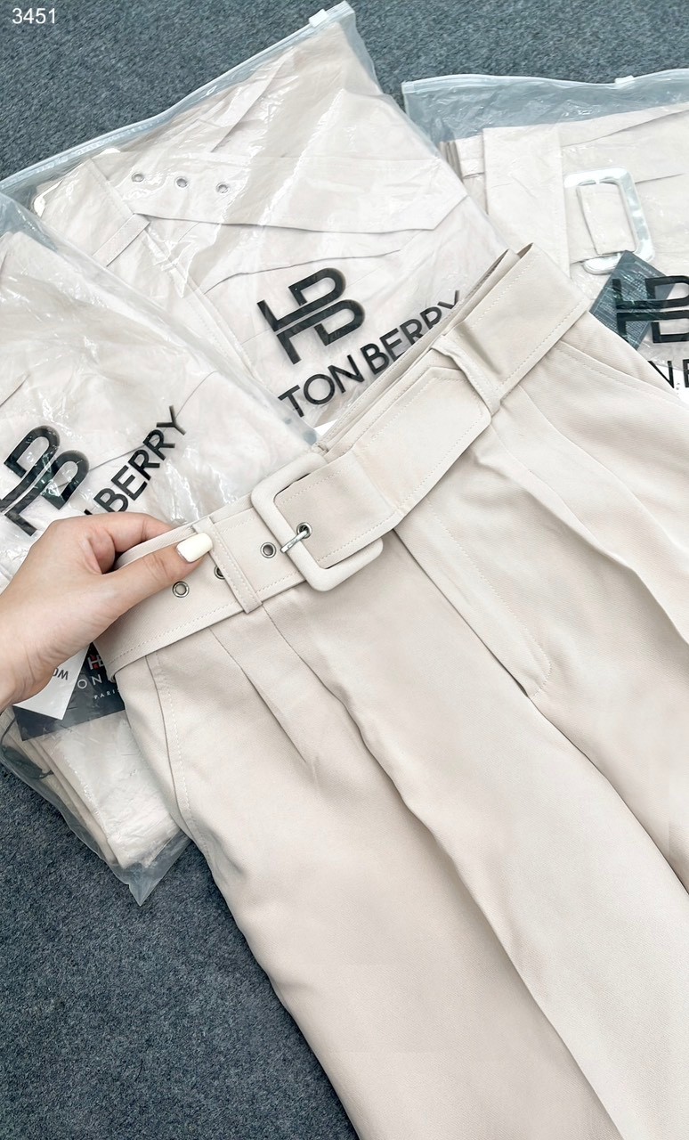 Quần baggy gập gấu