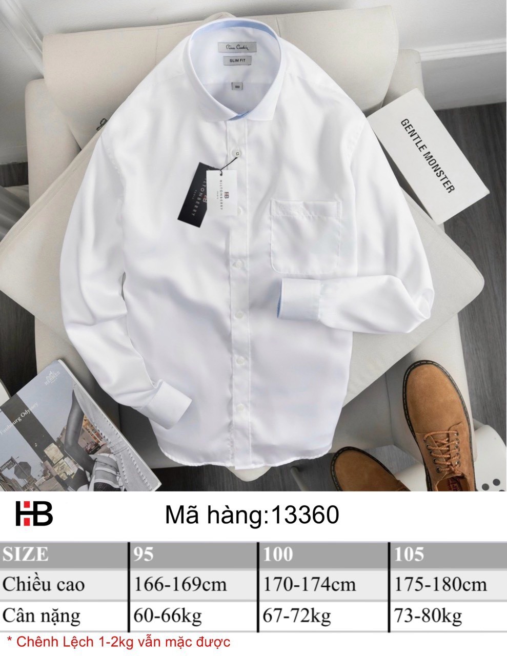 Áo sơ mi trắng nam